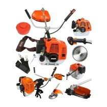 Mager 9.9 Hp Alman Metal Şanzıman Yan Tip Benzinli Ot Çalı Çim Biçme Tırpan Makinesi
