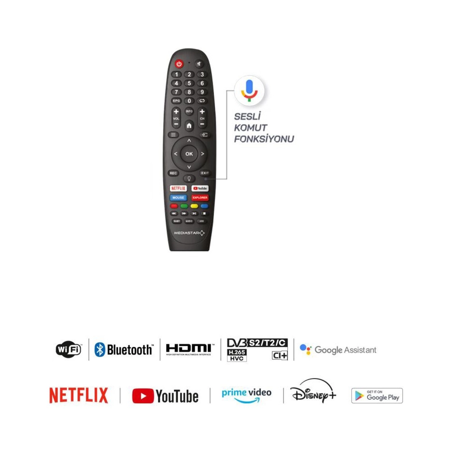 Mediastar 40" 102 Ekran Android Full Hd Led Tv - Görsel 2