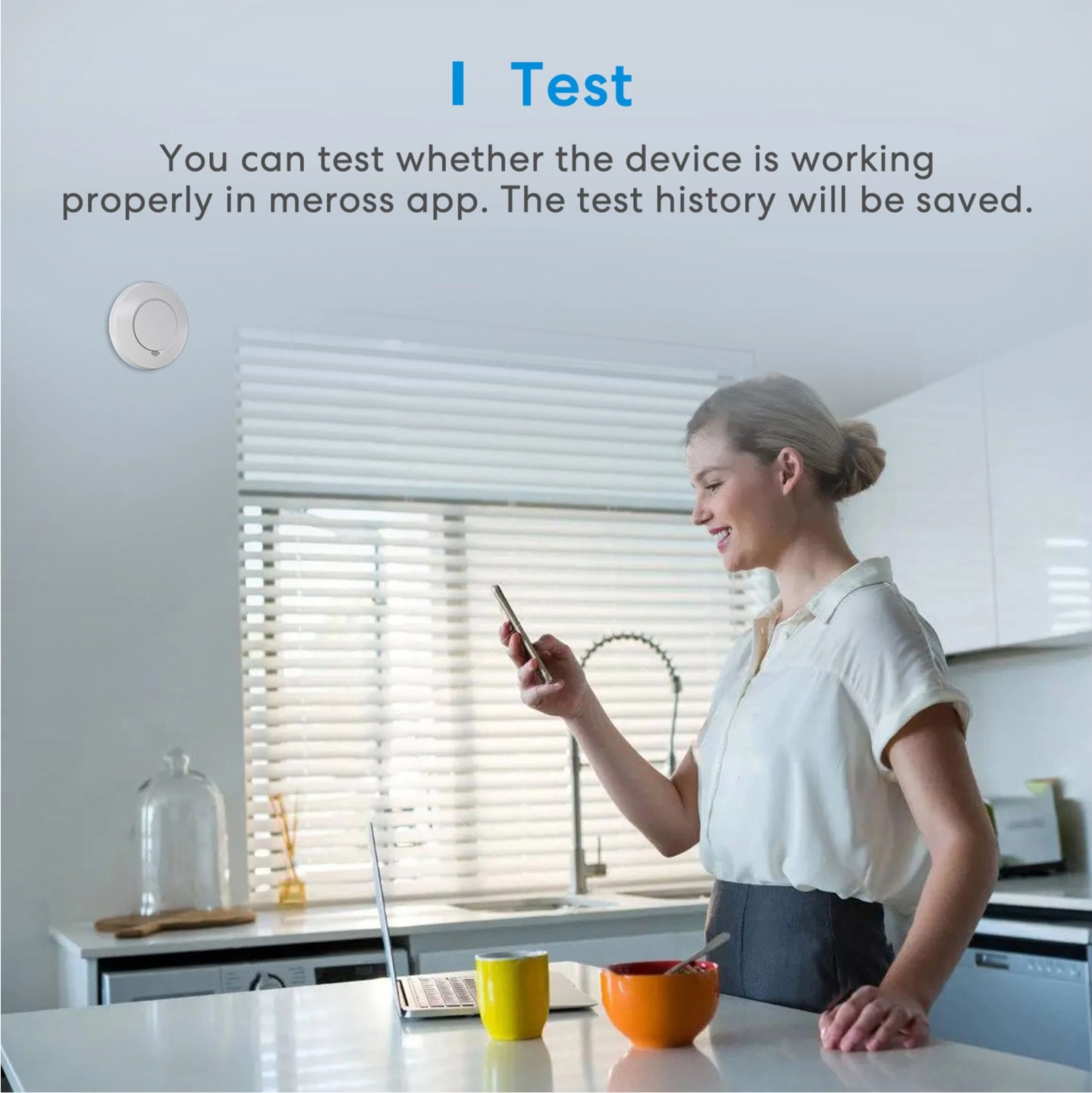 Meross Wi-Fi Uzaktan Kontrollü Akıllı Duman Sensör Kiti - Görsel 5