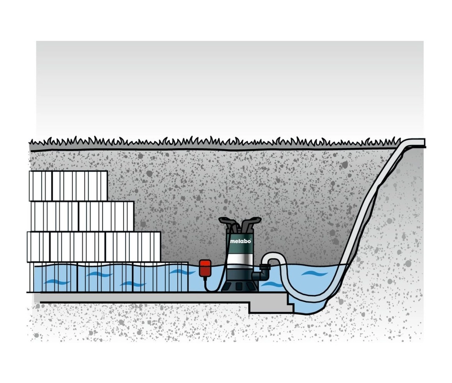 Metabo Ps 7500S Dalgıç Pompa 450 Watt (Kirli Su İçin) - Görsel 4