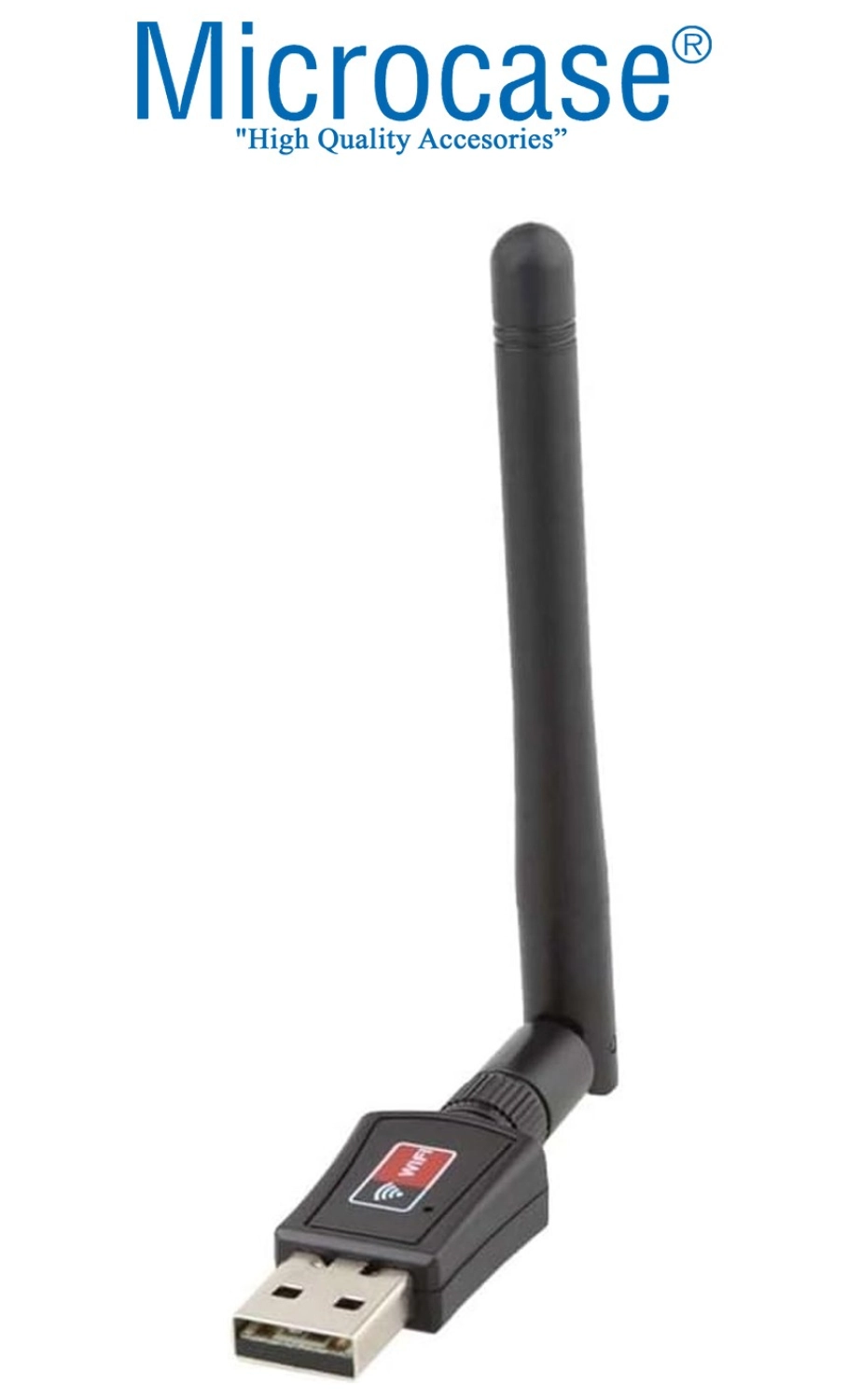 Microcase 2.4Ghz 300 Mbps 5 Dbi Usb Wireless Adaptör Wifi Anten 15.5Cm - Al4222 - Görsel 2
