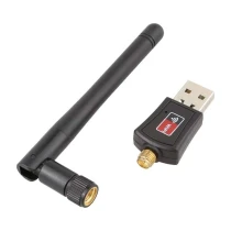 Microcase 2.4Ghz 300 Mbps 5 Dbi Usb Wireless Adaptör Wifi Anten 15.5Cm - Al4222
