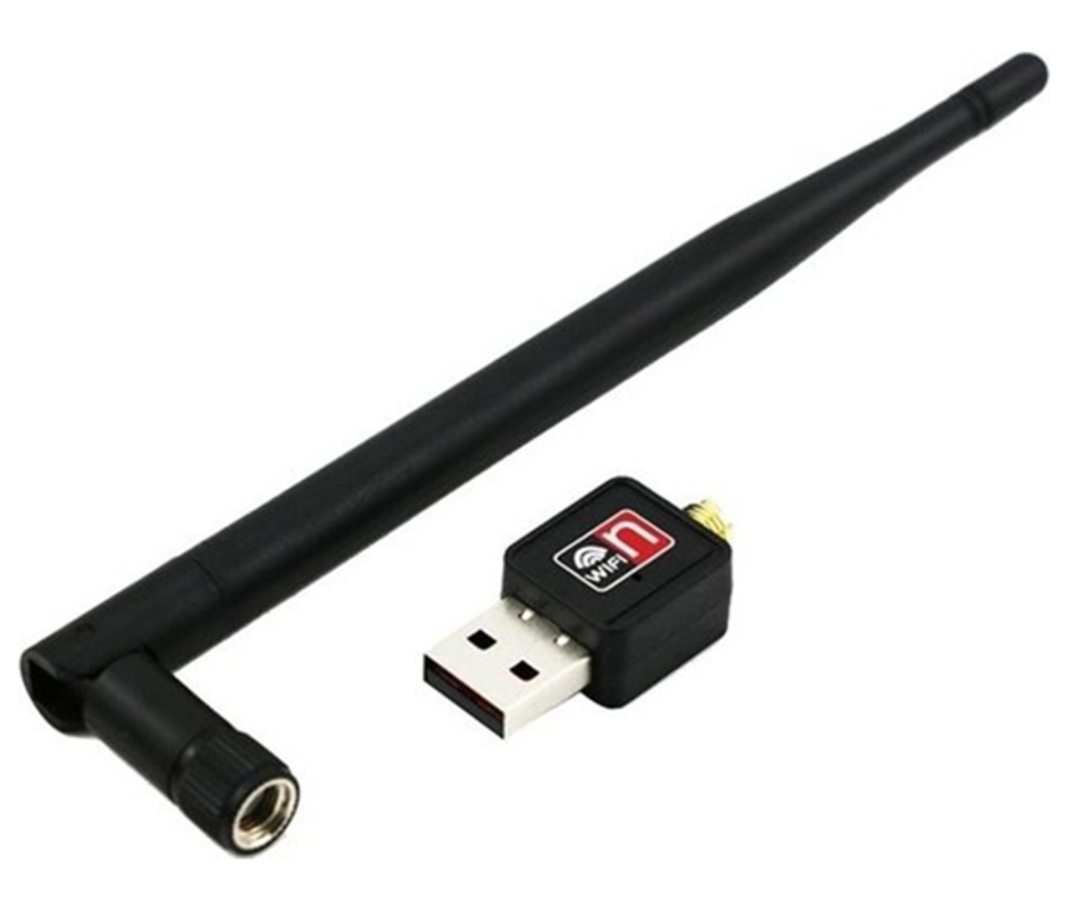 Microcase 2.4Ghz 300 Mbps Usb Wireless Adaptör Wifi Anten 15.5 Cm - Al4221 ürün görseli