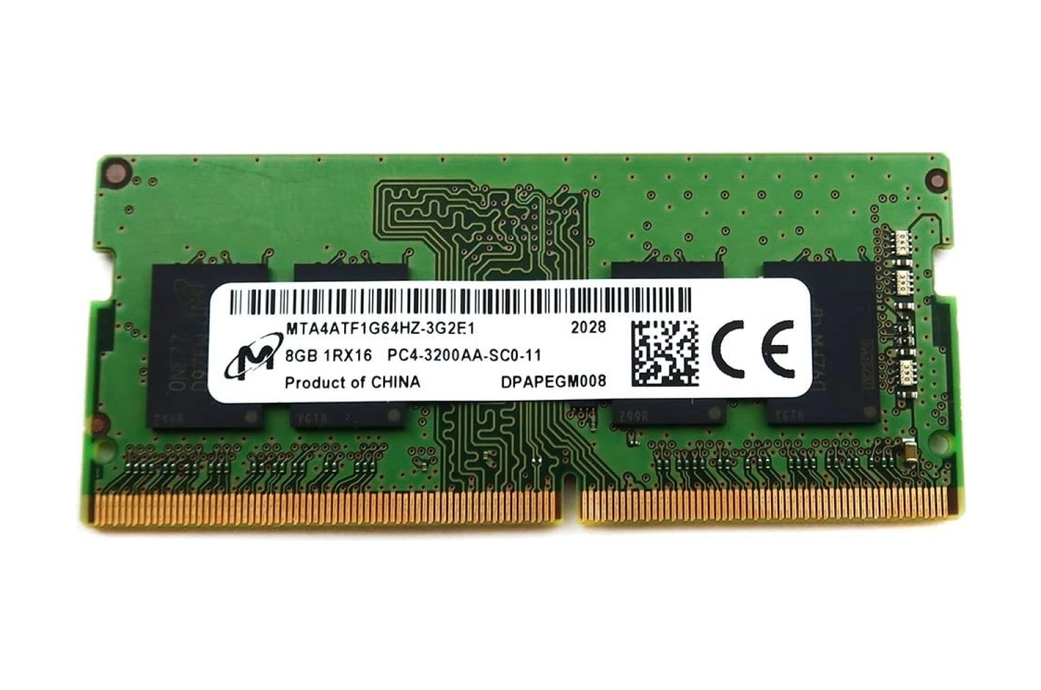 Mikron 8Gb Ddr4-3200 Notebook Bellek - Mta4Atf1G64Hz-3G2F1 ürün görseli