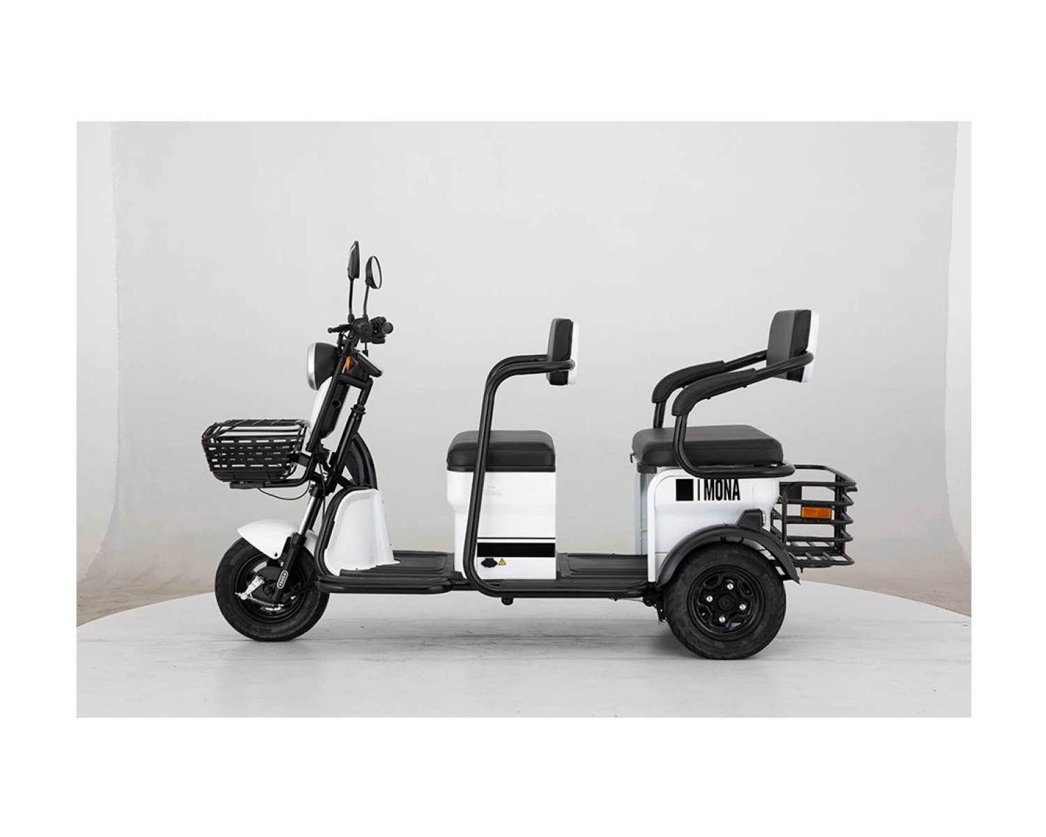 Mondial E-Mon Mona Elektrikli Motosiklet Beyaz - Görsel 2