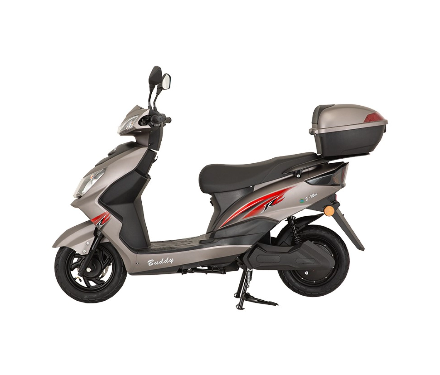 Mondial E-Mon Mondial Buddy Elektrikli Motosiklet Gri - Görsel 4