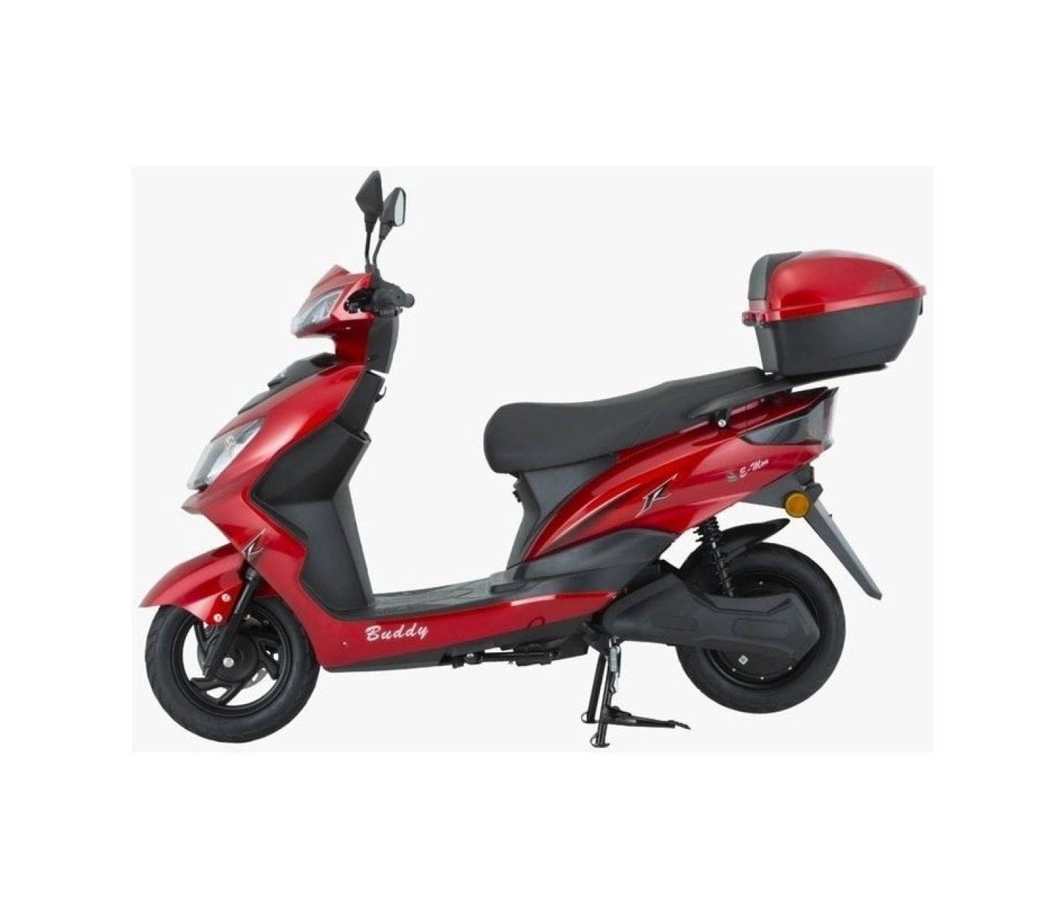 Mondial E-Mon Mondial Buddy Elektrikli Motosiklet Kırmızı - Görsel 3
