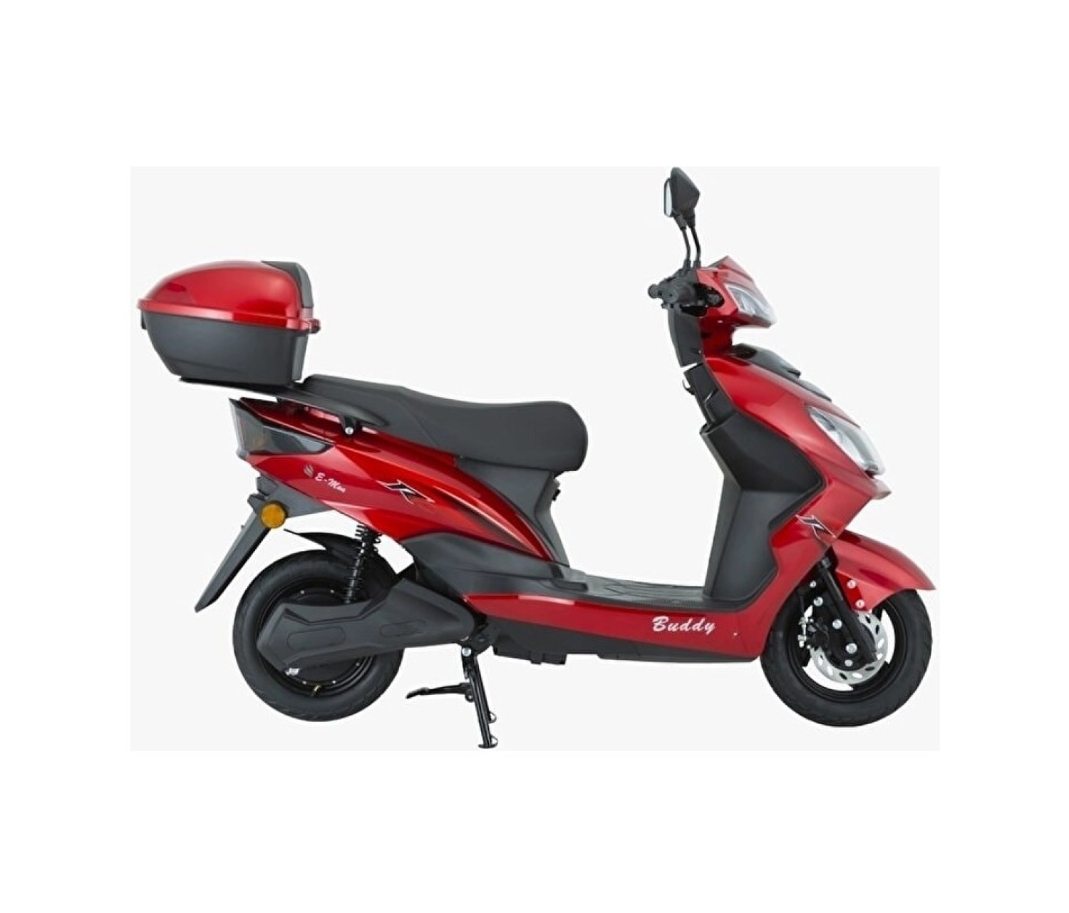 Mondial E-Mon Mondial Buddy Elektrikli Motosiklet Kırmızı - Görsel 5