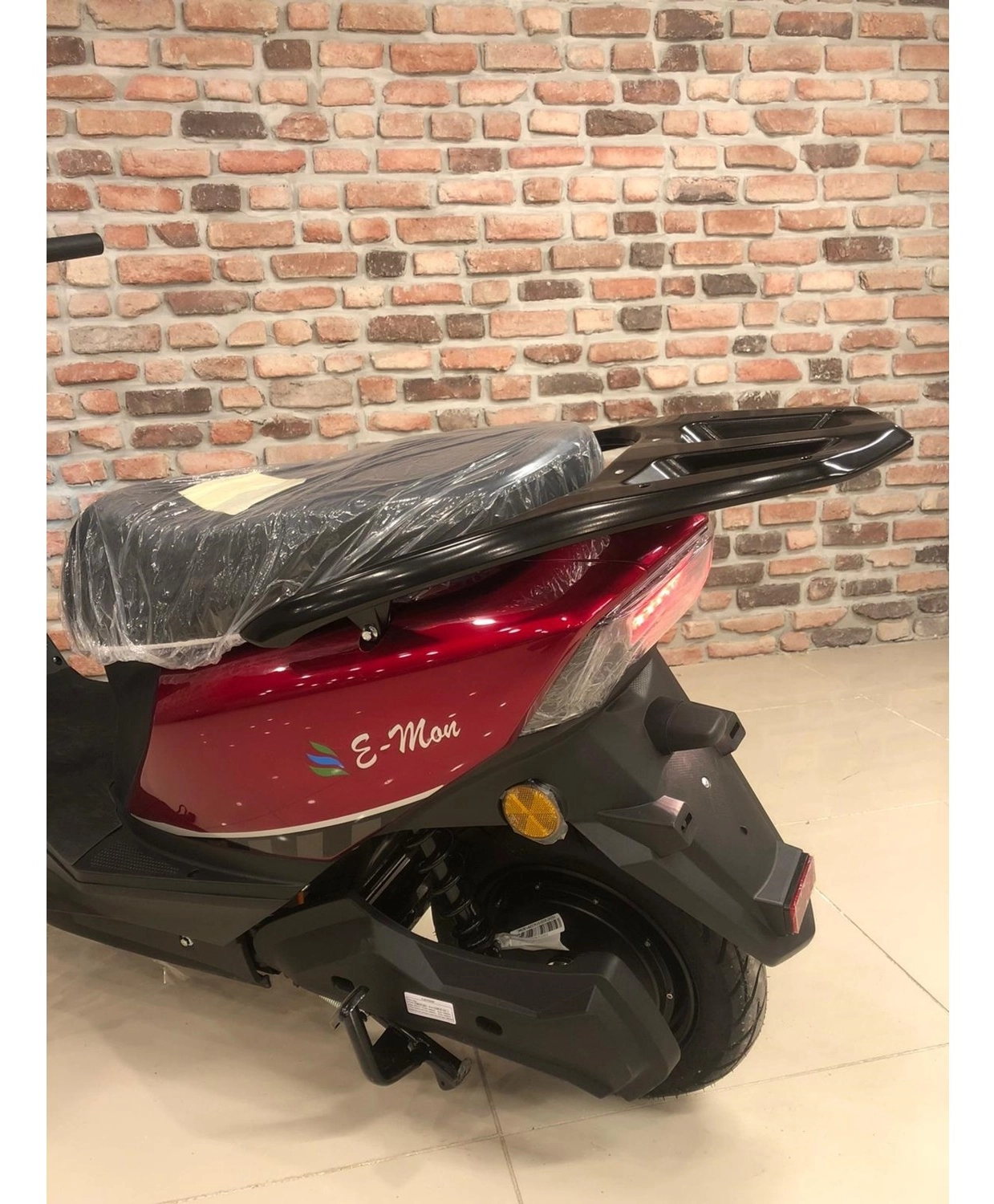 Mondial E-Mon Mondial Rıgby Elektrikli Motosiklet Kırmızı - Görsel 3