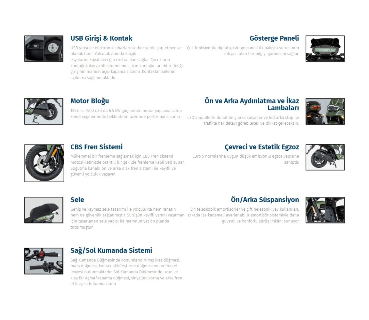 Mondial Skuty 125 Scooter -2024 Model - Görsel 2