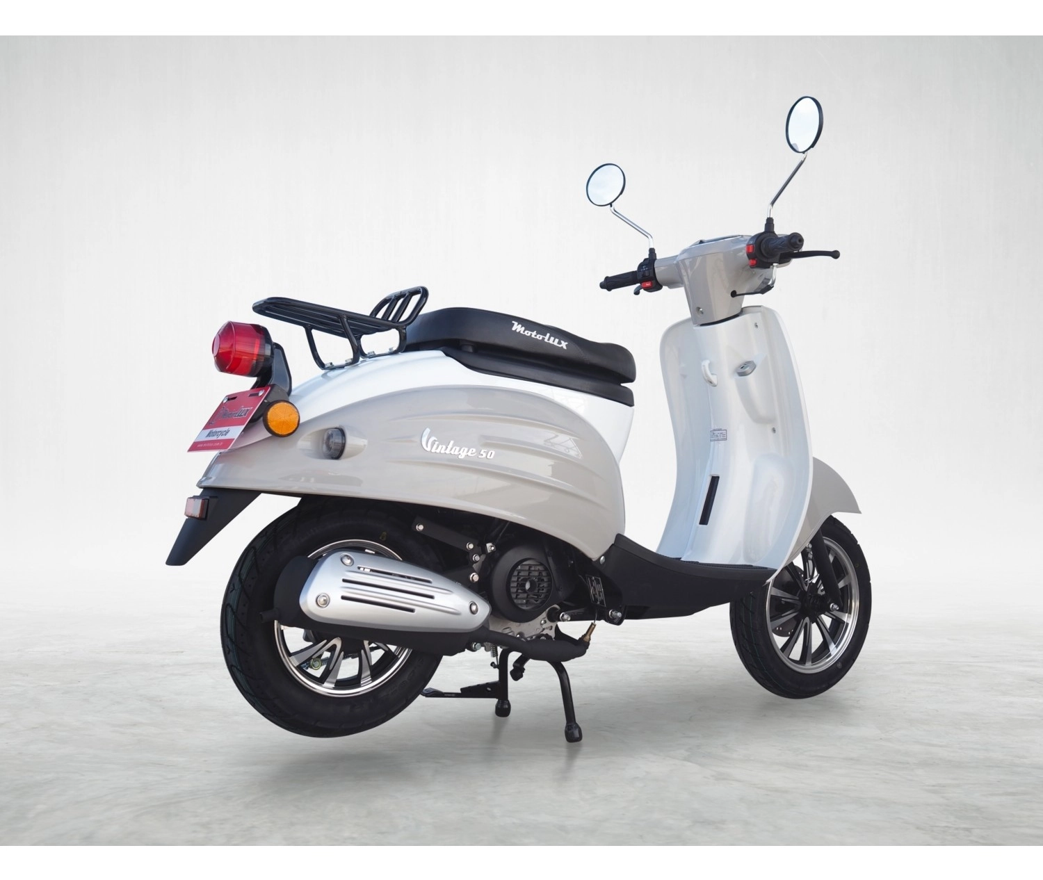 Motolüx Motolux Vintage 50Cc Scooter Motosiklet - Görsel 3
