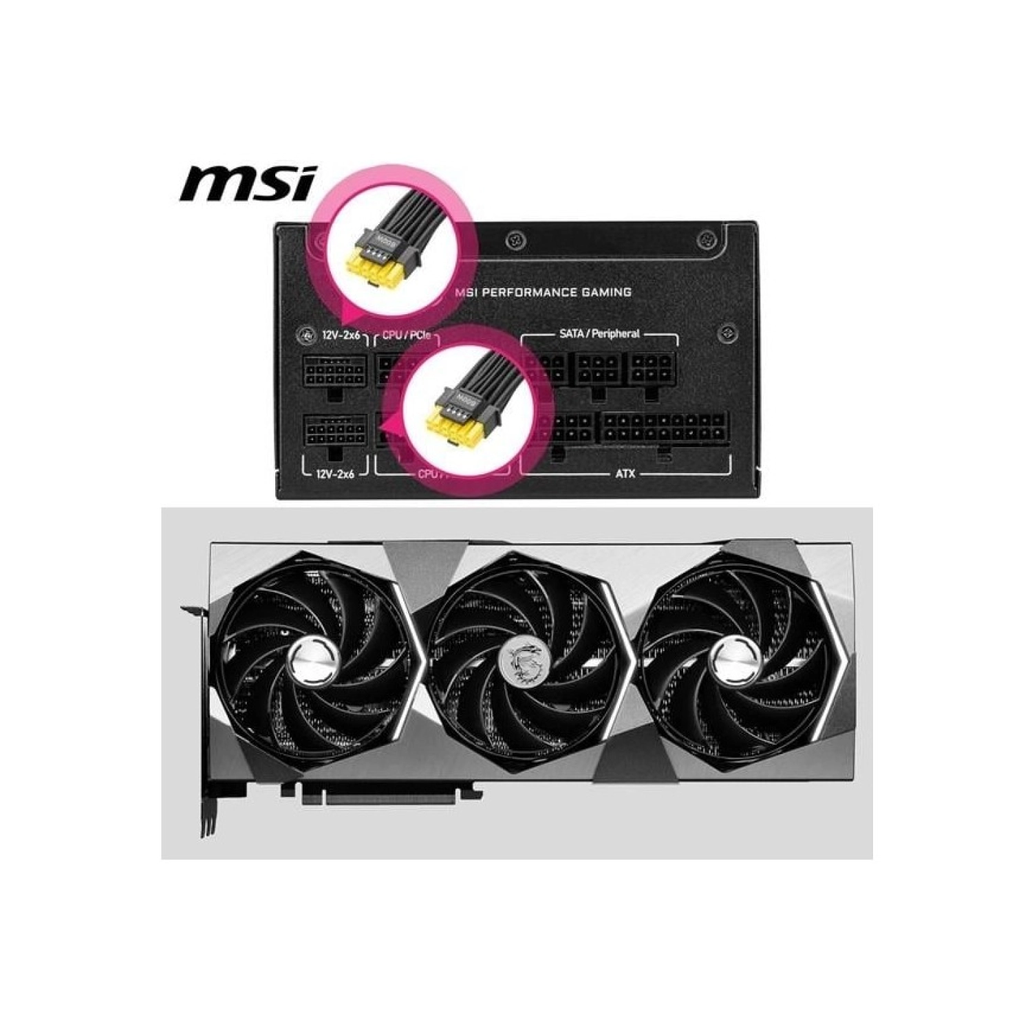 Msi 1000W 80+ Gold Mpg A1000Gs Pcıe 5.1 Tam Modüler Power Supply - Görsel 4