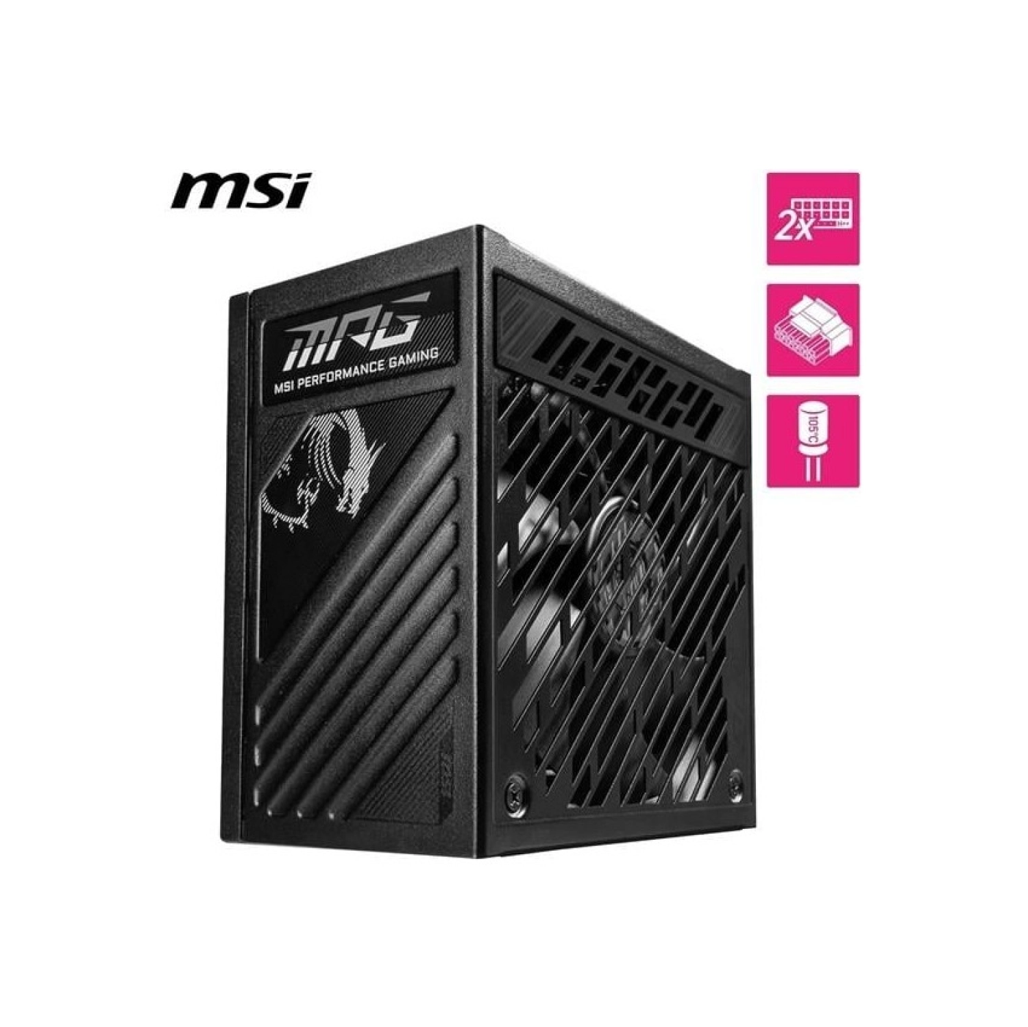 Msi 1000W 80+ Gold Mpg A1000Gs Pcıe 5.1 Tam Modüler Power Supply - Görsel 2