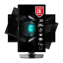 Msi 24.5" G255Pf E2 1920X1080 (Fhd) 16:9 Flat Rapıd Ips 180Hz 1Ms Adaptıve-Sync Pıvot Gaming Monitör