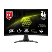 Msi 27" Mag 27C6X 1920X1080 (Fhd) 16:9 Curve 1500R Va 250Hz(Oc) 1Ms Adaptive-Sync Gaming Monitör