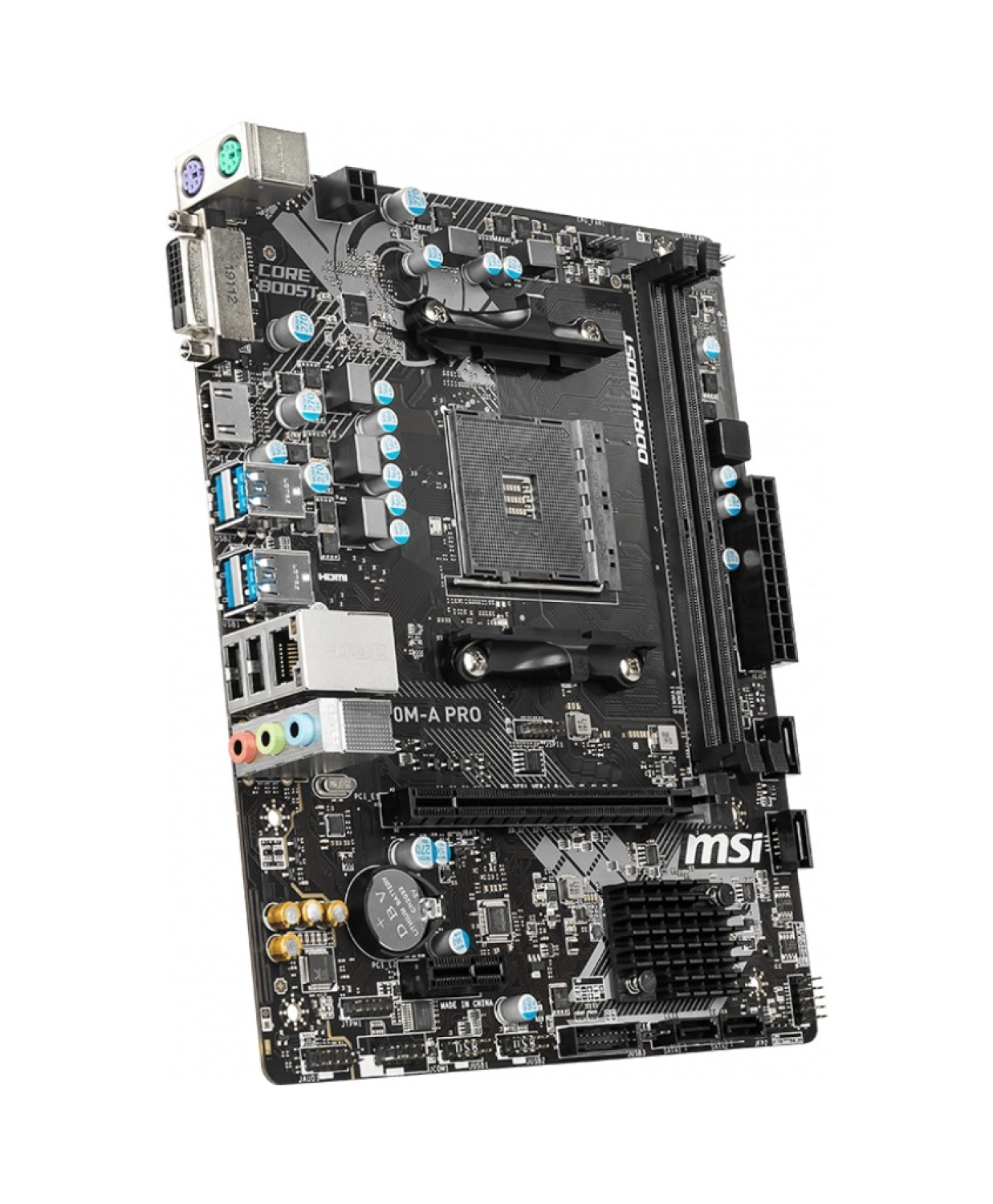 Msi A320M-A Pro Am4 Ddr4 3200(Oc) Dvi Hdmi Usb3.2 Matx Anakart - Görsel 3
