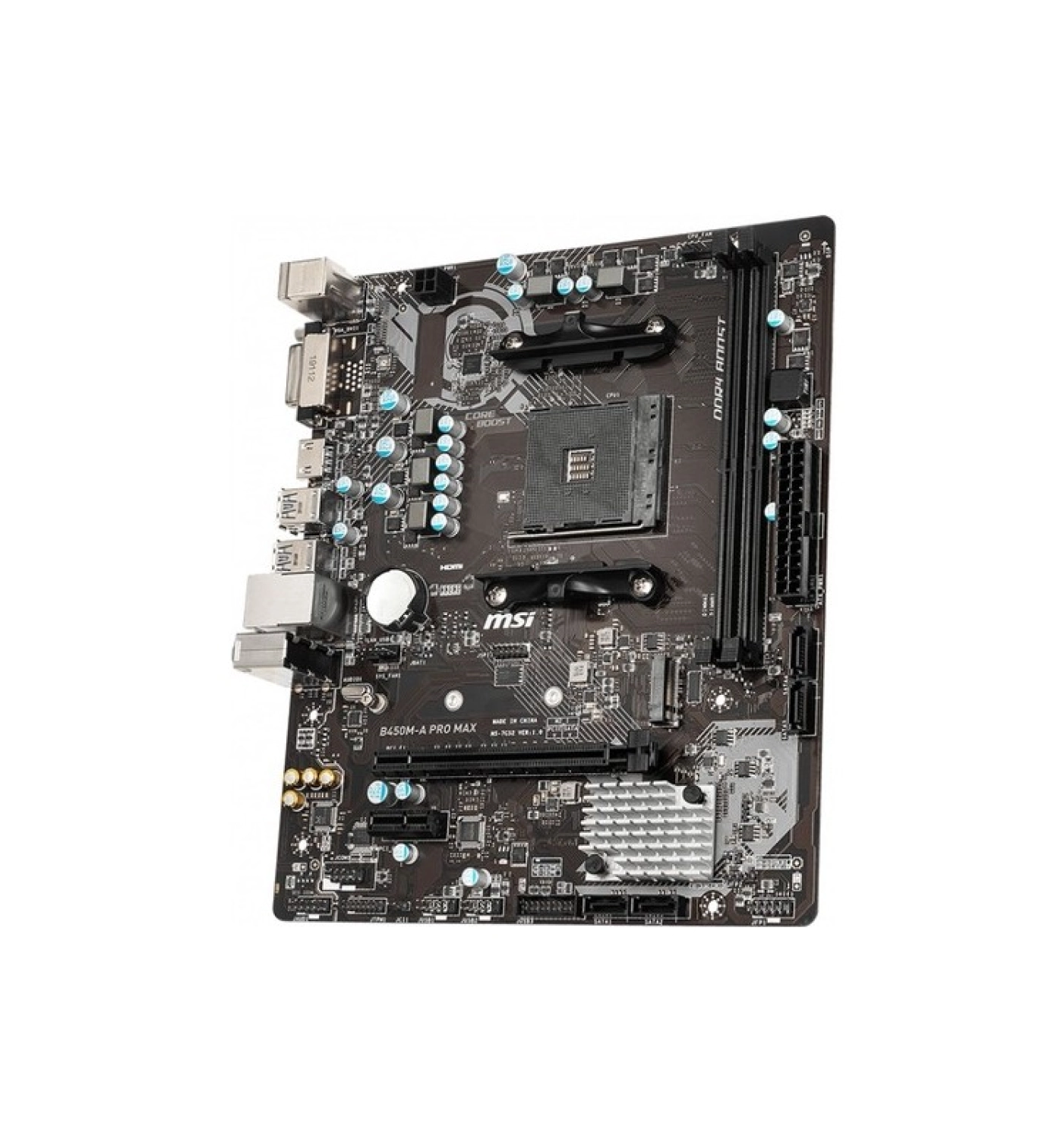 Msi B450M-A Pro Max Am4 Ddr4 3466(Oc) Dvi Hdmi M.2 Usb3.2 Matx Anakart ürün görseli