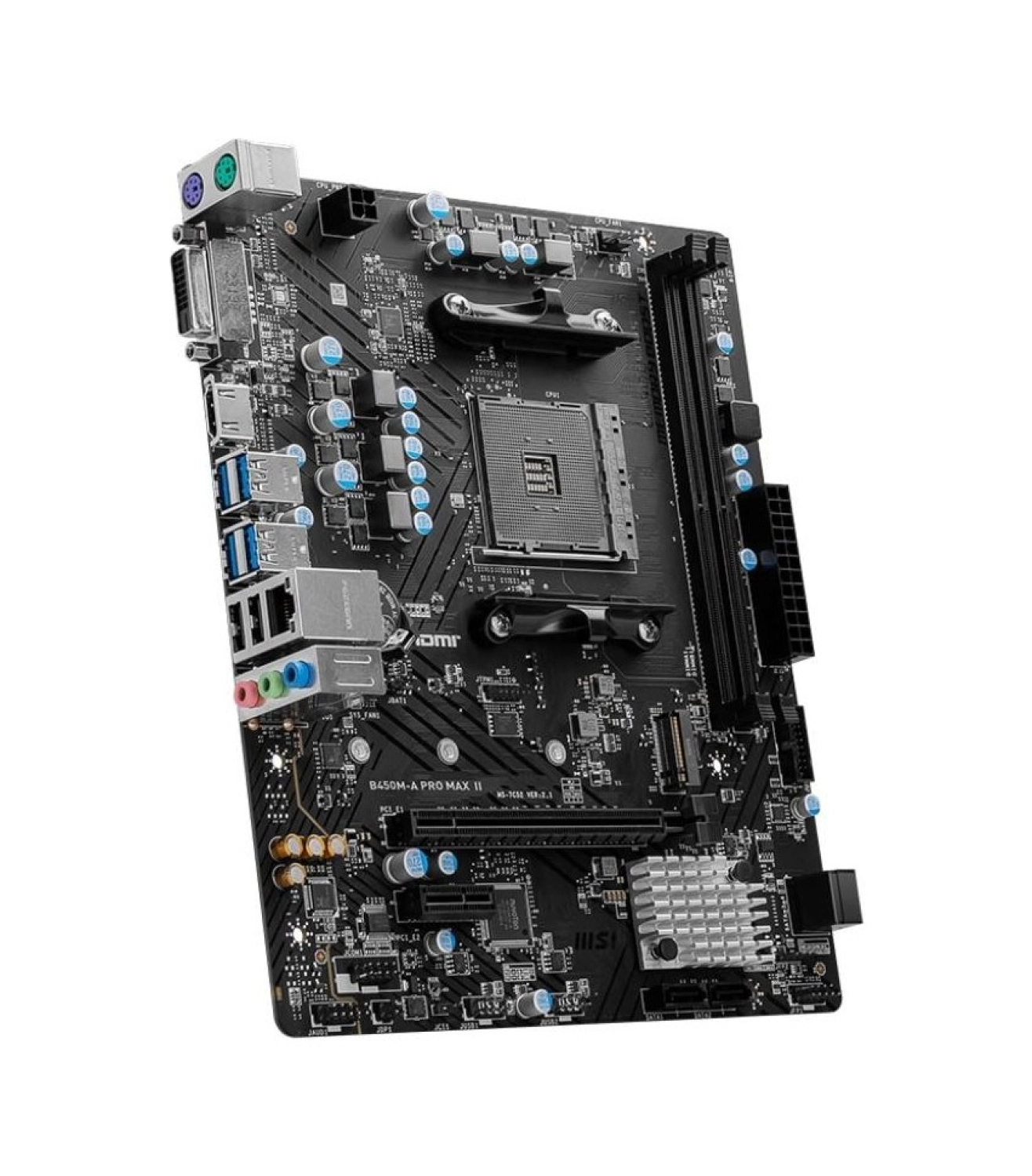 Msi B450M-A Pro Max Iı Amd Ddr4 4133Mhz(Oc) Matx Am4 - Görsel 4
