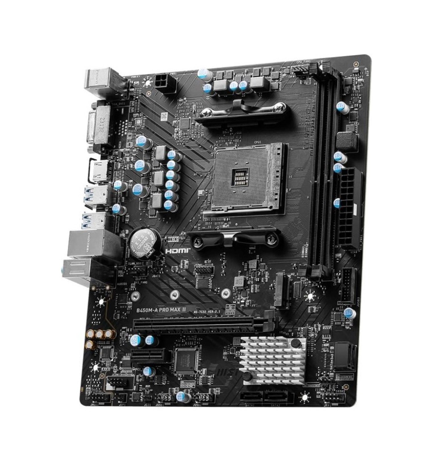 Msi B450M-A Pro Max Iı Amd Ddr4 4133Mhz(Oc) Matx Am4 - Görsel 3