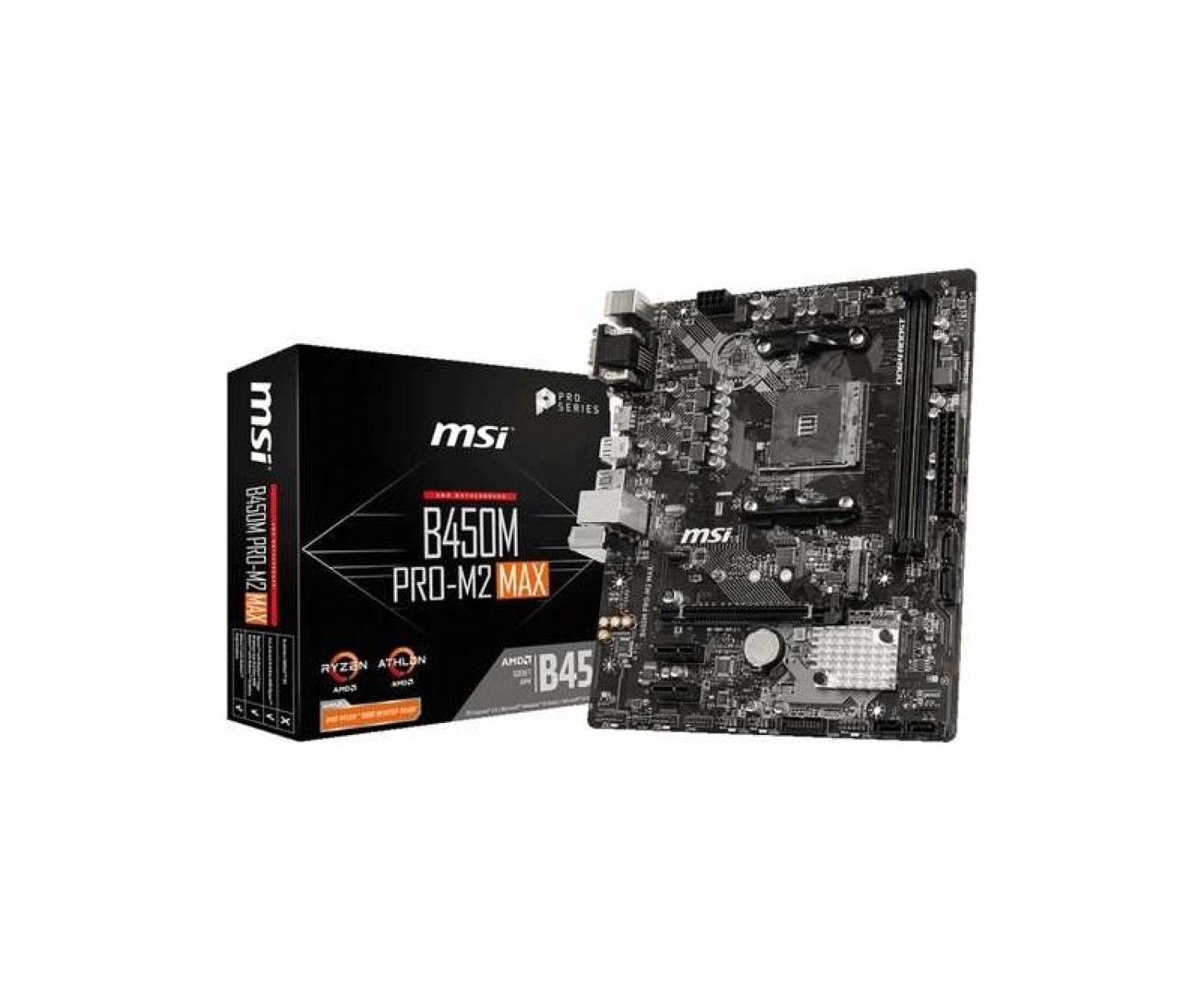 Msi B450M Pro-M2 Max Amd B450 3200Mhz Ddr4 Matx Anakart ürün görseli