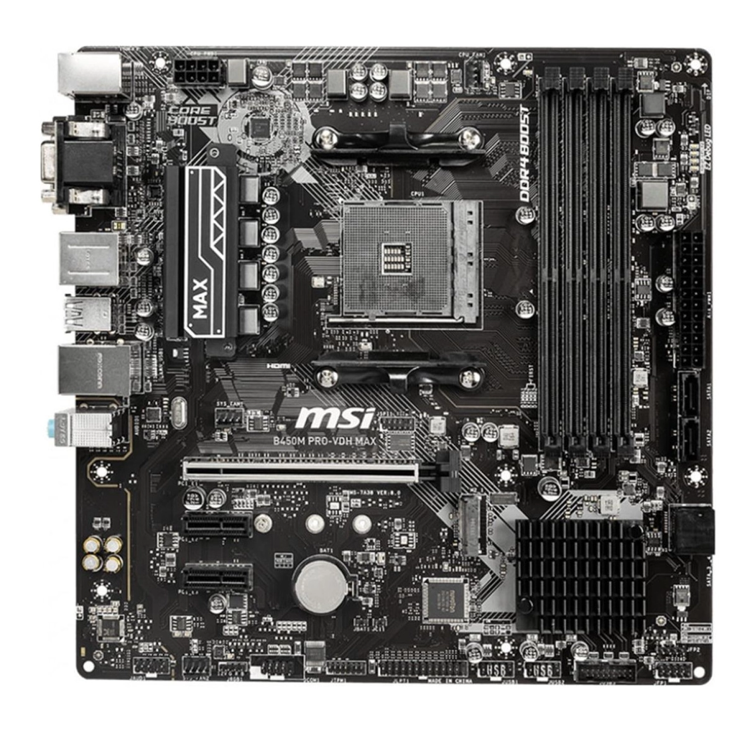 Msi B450M Pro-Vdh Max 3866(Oc)Mhz Ddr4 Hdmi Matx Am4 - Görsel 2