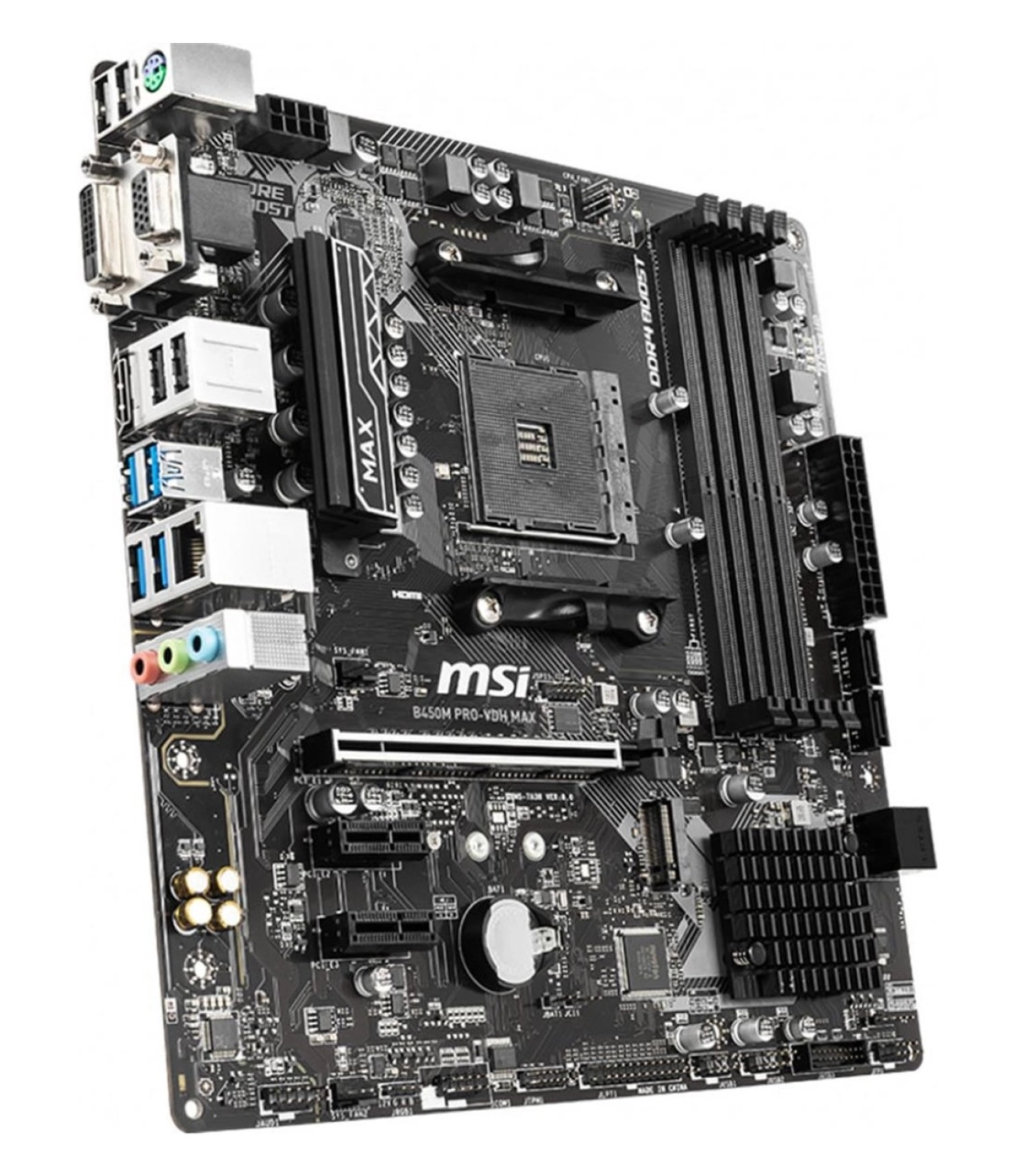 Msi B450M Pro-Vdh Max 3866(Oc)Mhz Ddr4 Hdmi Matx Am4 - Görsel 4