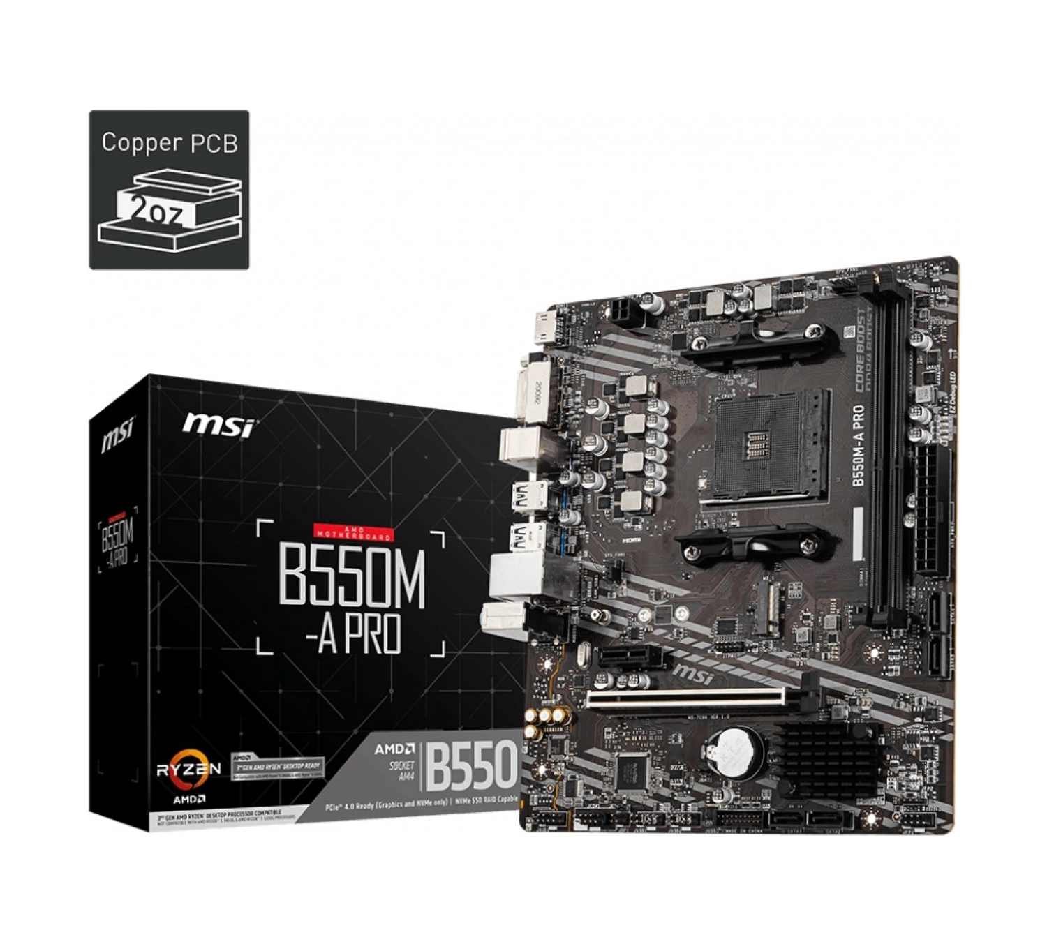 Msi B550M-A Pro Ddr4 Pci Express 4.0 Anakart ürün görseli