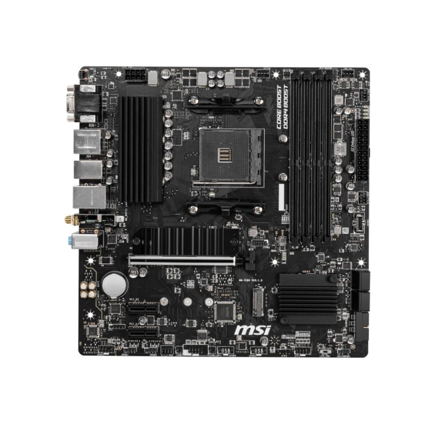 Msi B550M Pro-Vdh Wifi Am4 Ddr4 4400(Oc) Hdmi Dvı Vga M.2 Usb3.2 Wifi Matx Anakart ürün görseli