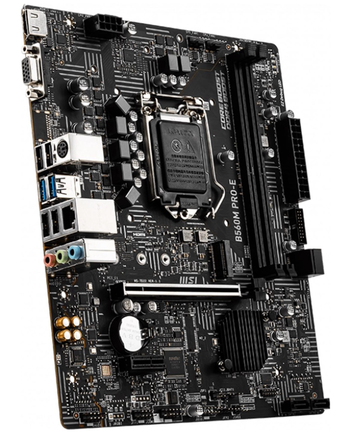 Msi B560M Pro-E Ddr4 4800(Oc)Mhz Hdmi M.2 Matx 1200P - Görsel 4
