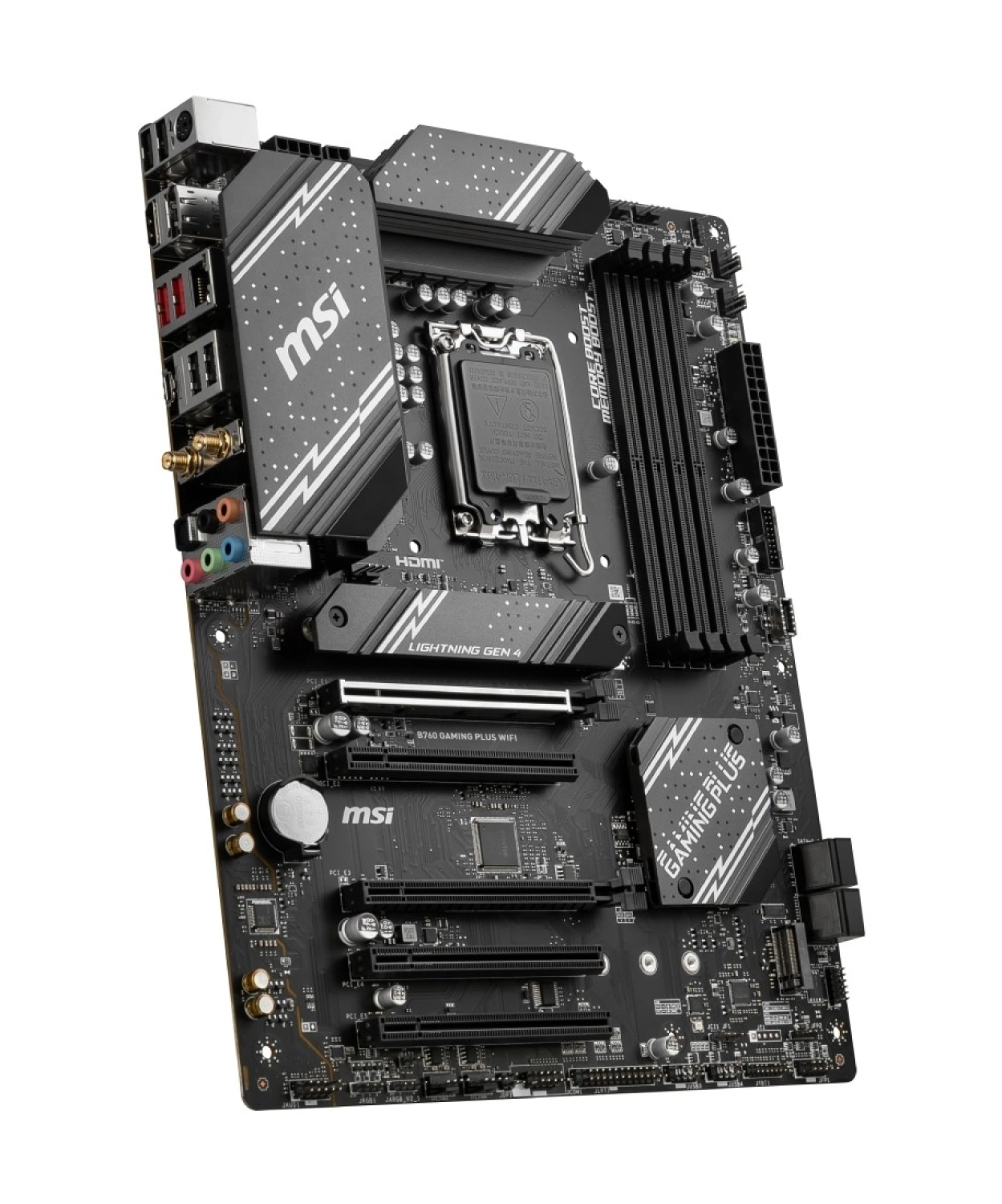 Msi B760 Gaming Plus Wifi Soket 1700 Ddr5 6800(Oc) Pci-E ,M.2 Usb3.2 Hdmi,Dp 1X 2.5G Lan Wi-Fi 6E Atx Anakart - Görsel 9