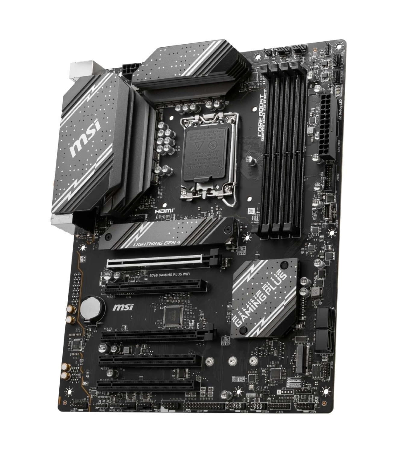 Msi B760 Gaming Plus Wifi Soket 1700 Ddr5 6800(Oc) Pci-E ,M.2 Usb3.2 Hdmi,Dp 1X 2.5G Lan Wi-Fi 6E Atx Anakart - Görsel 8