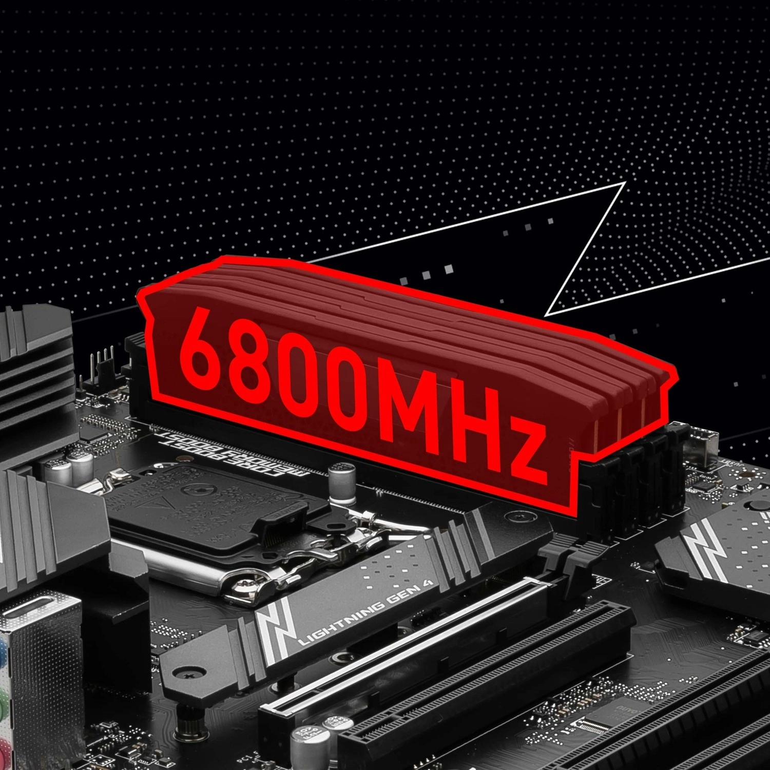 Msi B760 Gaming Plus Wifi Soket 1700 Ddr5 6800(Oc) Pci-E ,M.2 Usb3.2 Hdmi,Dp 1X 2.5G Lan Wi-Fi 6E Atx Anakart - Görsel 3
