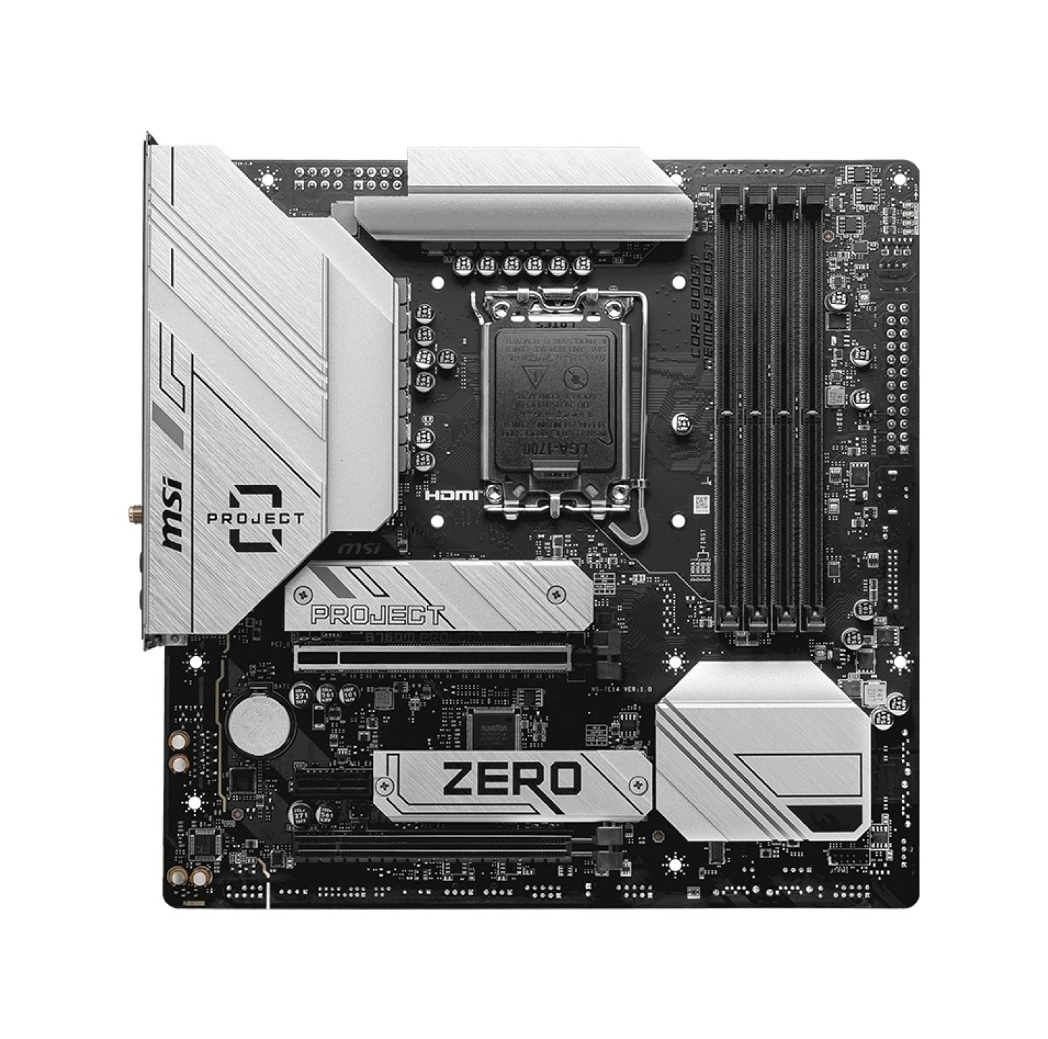 Msi B760M Project Zero Wifi Ddr5 7800Mhz (Oc) Rgb M.2 1700P Matx Anakart - Görsel 4
