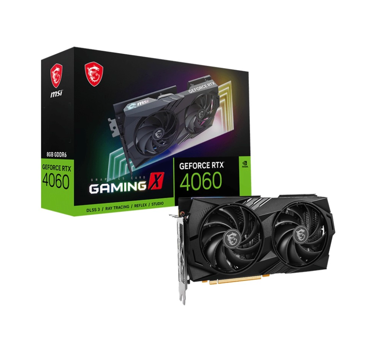 Msi Geforce Rtx 4060 Gaming X 8Gb Gddr6 128 Bit Dlss 3 Ekran Kartı ürün görseli