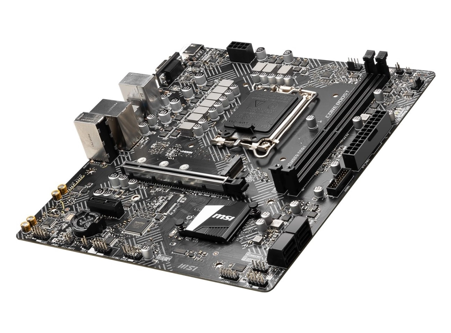 Msi H610M Bomber Ddr4 Soket 1700 Ddr4 3200(Oc) Pcı-E Gen 4 ,Hdmı Vga M.2 Usb3.2 1X 1G Lan Matx ürün görseli