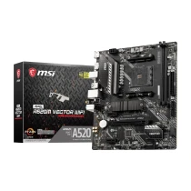Msi Mag A520M Vector Wifi Am4 Ddr4 4600(Oc) Dp Hdmi M.2 Usb3.2 Wifi Matx Anakart
