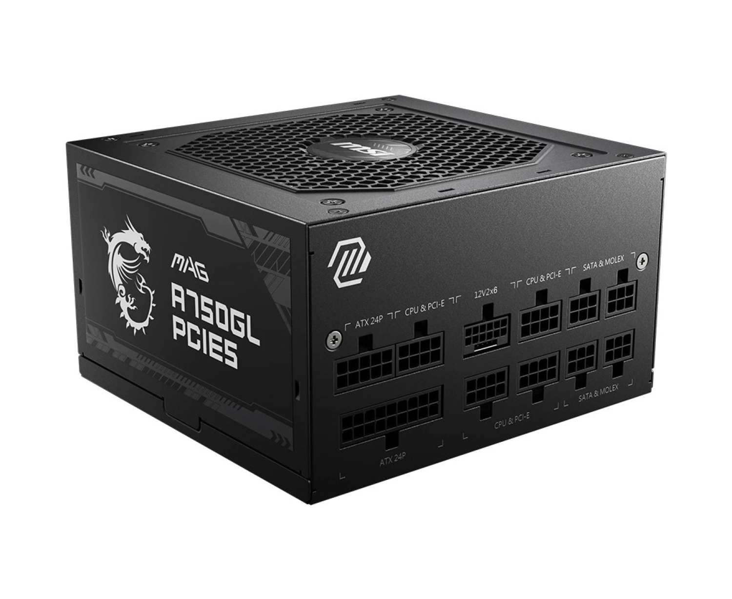 Msi Mag A750Gl Pcie5 750W 80+ Gold Pcie5.0 Tam Modüler Siyah Güç Kaynağı ürün görseli