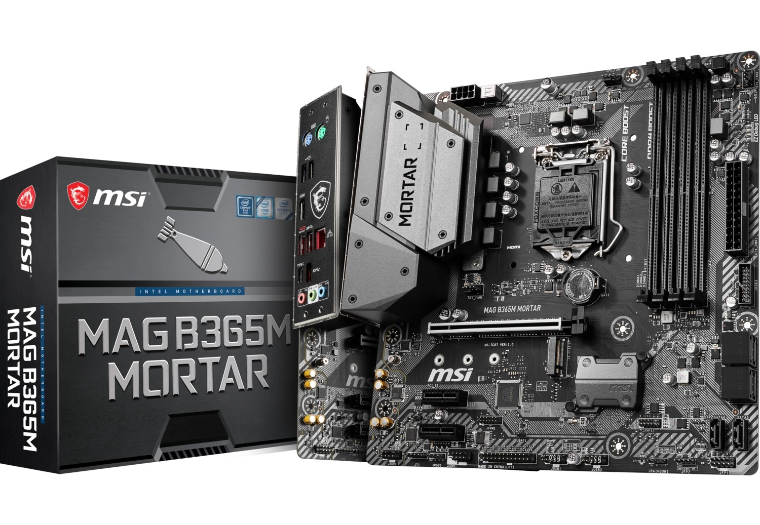 Msi Mag B365M Mortar Soket 1151 Ddr4 2666 Hdmi M.2 Usb3.1 Com+Lpt Matx Win7 Win10 Anakart - Görsel 5