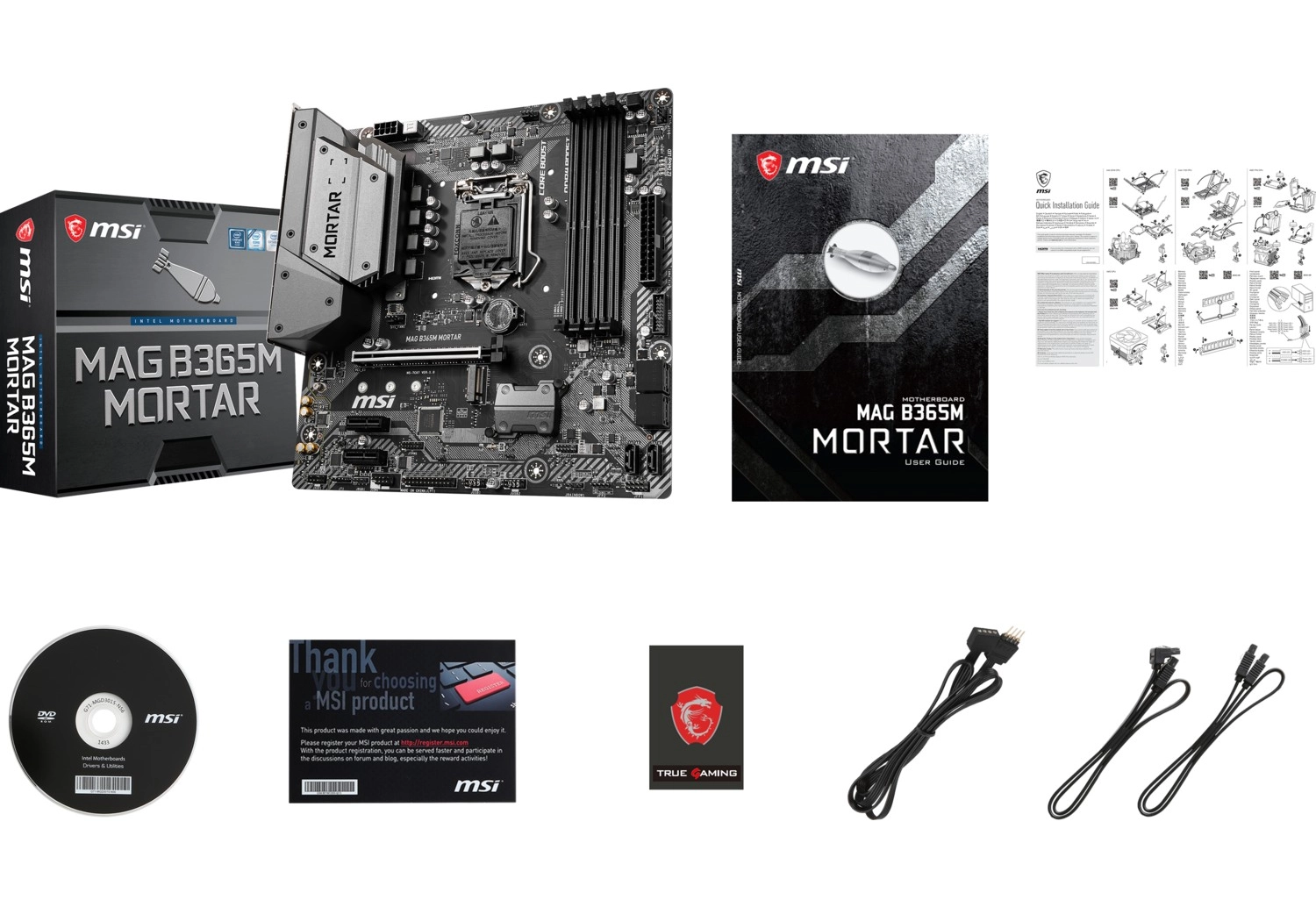 Msi Mag B365M Mortar Soket 1151 Ddr4 2666 Hdmi M.2 Usb3.1 Com+Lpt Matx Win7 Win10 Anakart - Görsel 6