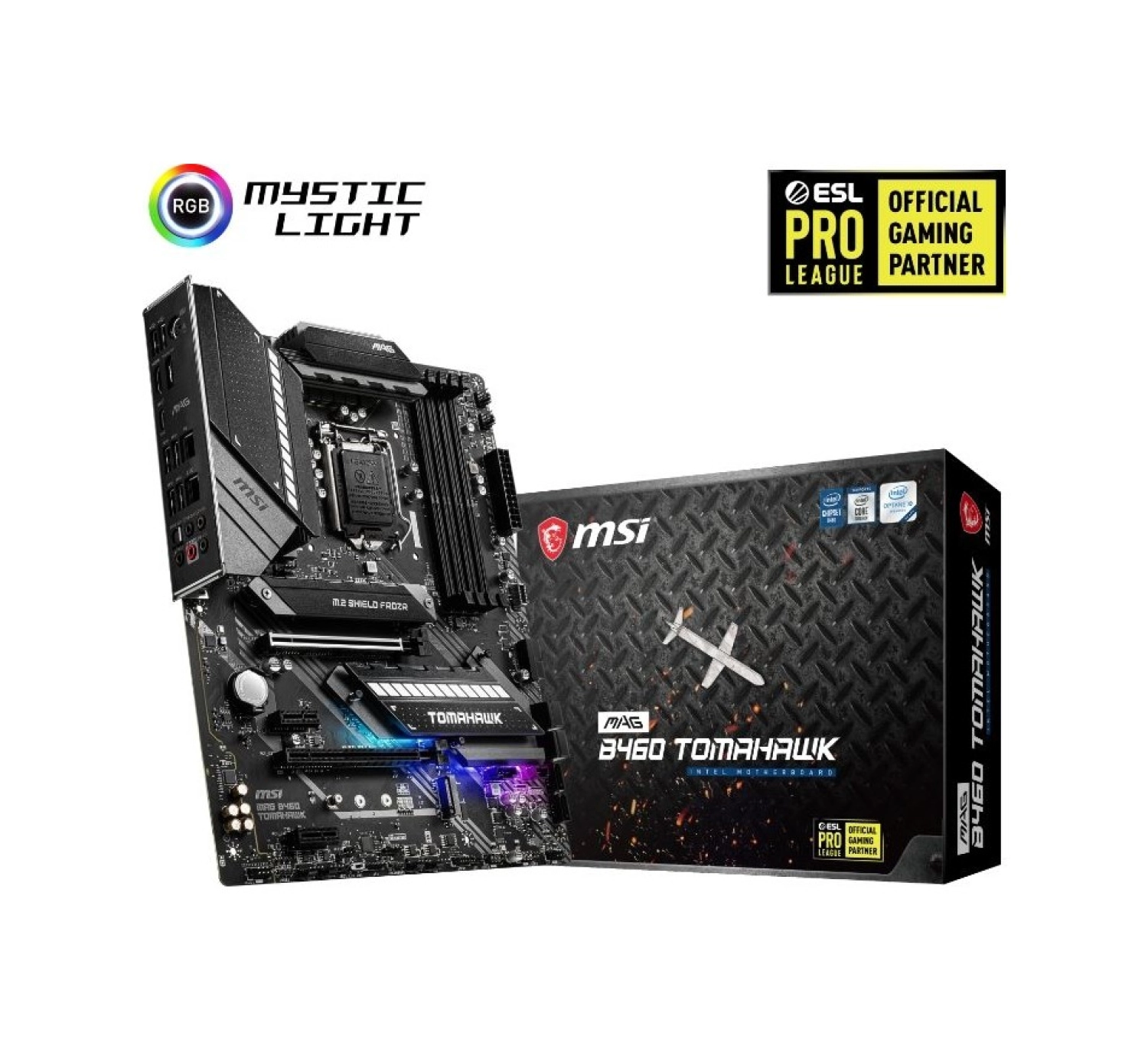 Msi Mag B460 Tomahawk Soket 1200 Ddr4 2933 Hdmi Dp M.2 Usb 3.2 Rgb Atx Anakart - Görsel 3