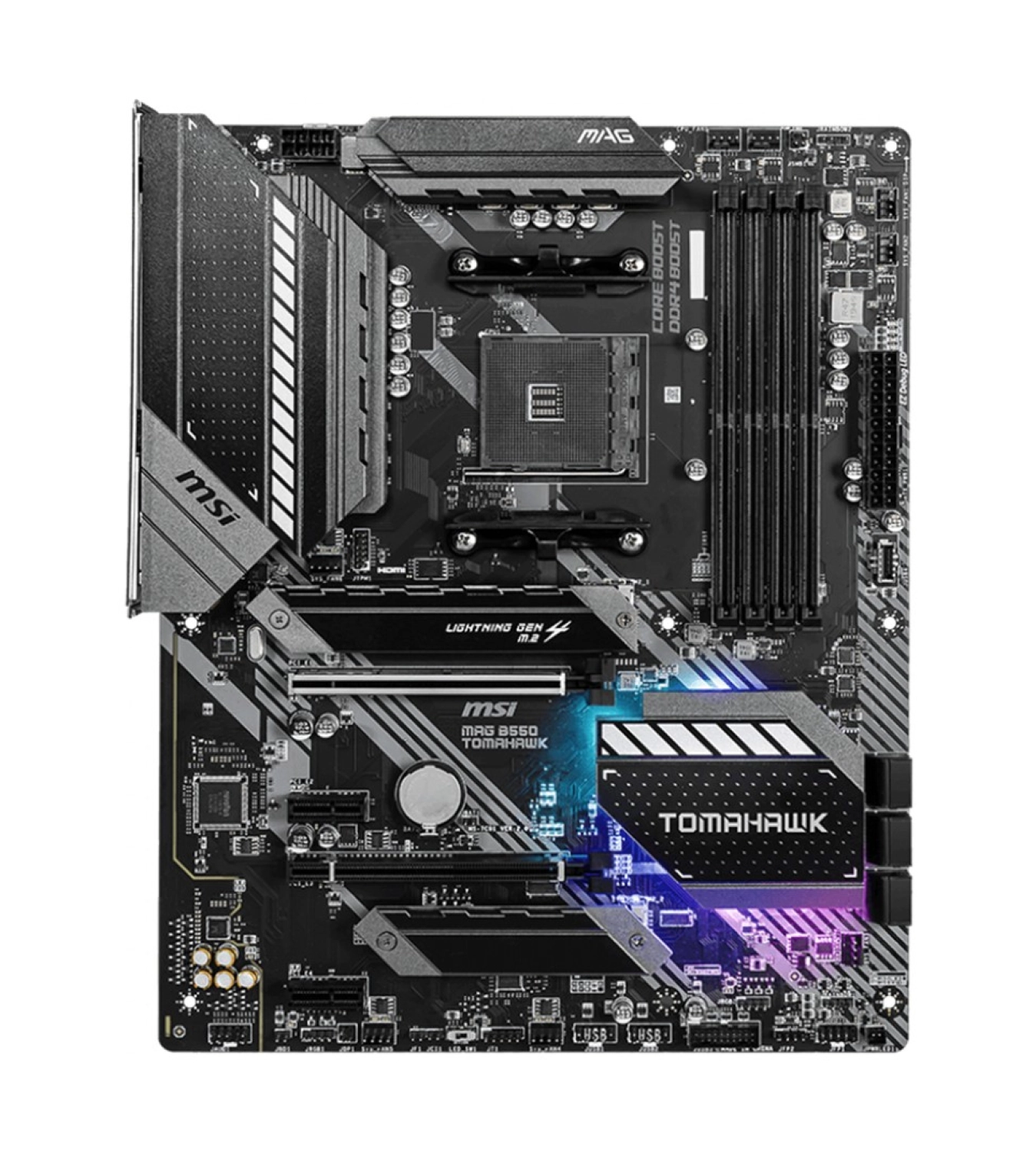 Msi Mag B550 Tomahawk Ddr4 5100Mhz 2Xm.2 Usb 3.2 Atx Am4 - Görsel 2