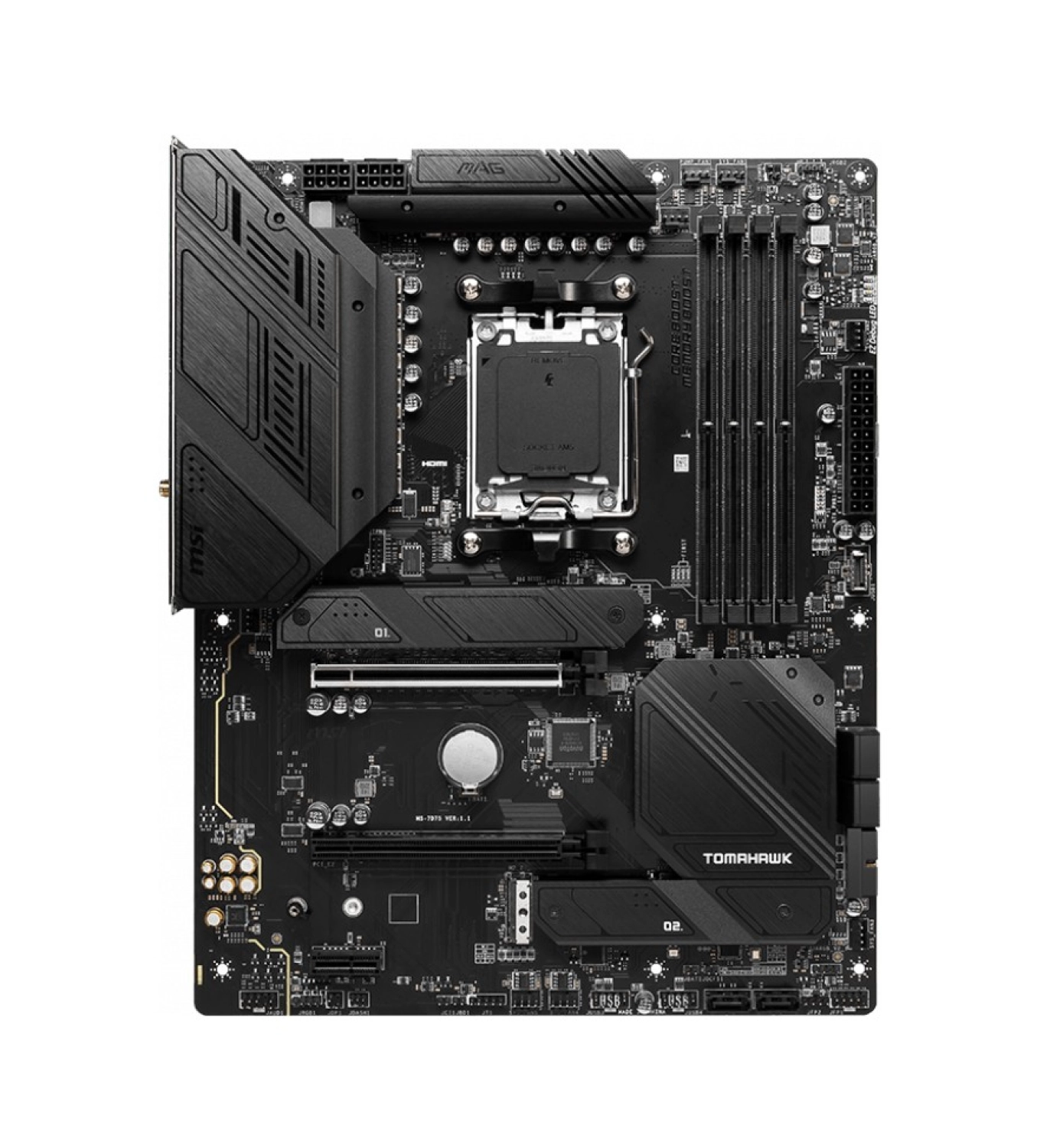 Msi Mag B650 Tomahawk Wifi Am5 Ddr5 6600Mhz(Oc) Hdmi Dp M.2 Usb3.2 2.5G Lan Wifi 6E Atx ürün görseli