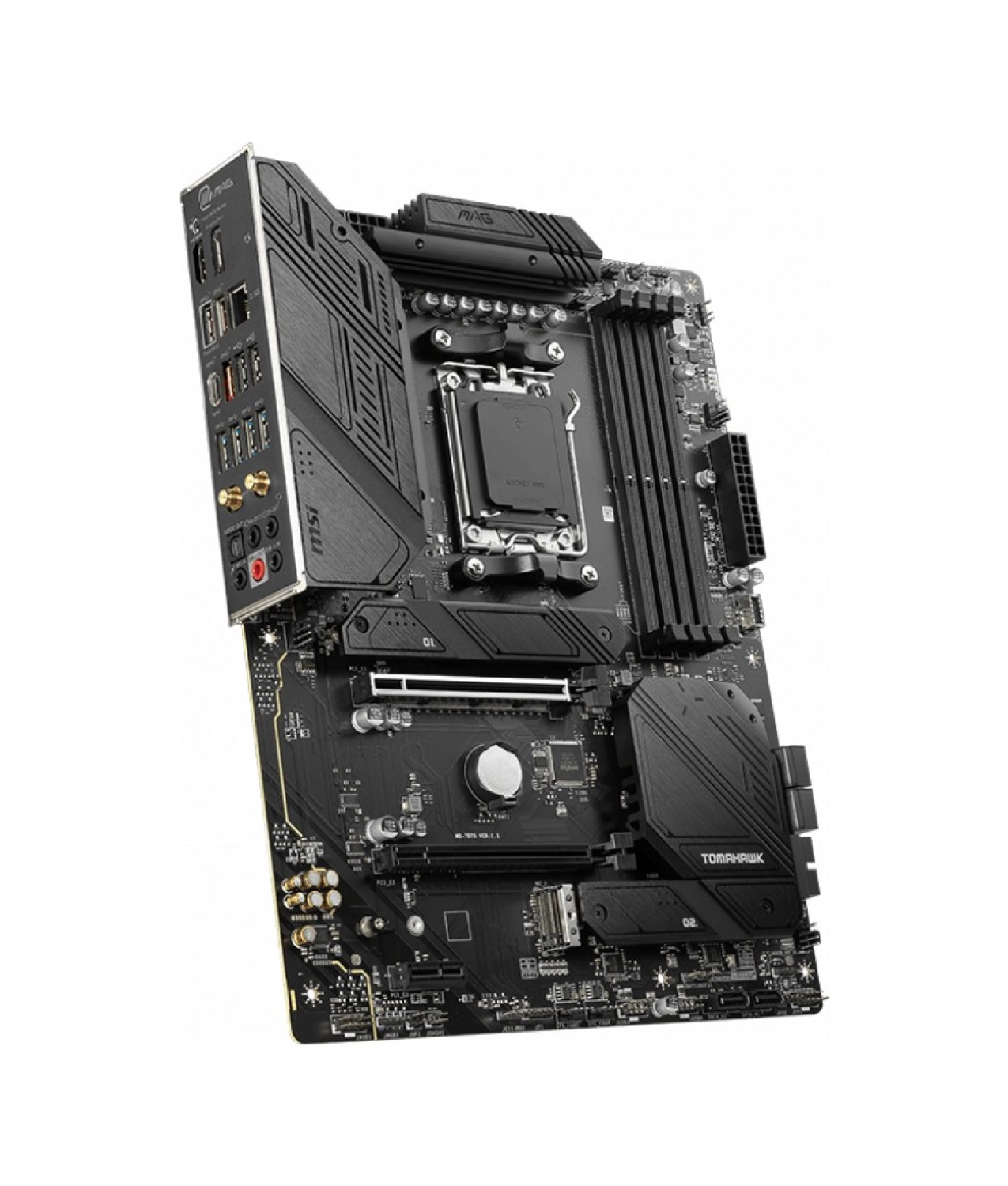 Msi Mag B650 Tomahawk Wifi Am5 Ddr5 6600Mhz(Oc) Hdmi Dp M.2 Usb3.2 2.5G Lan Wifi 6E Atx - Görsel 3