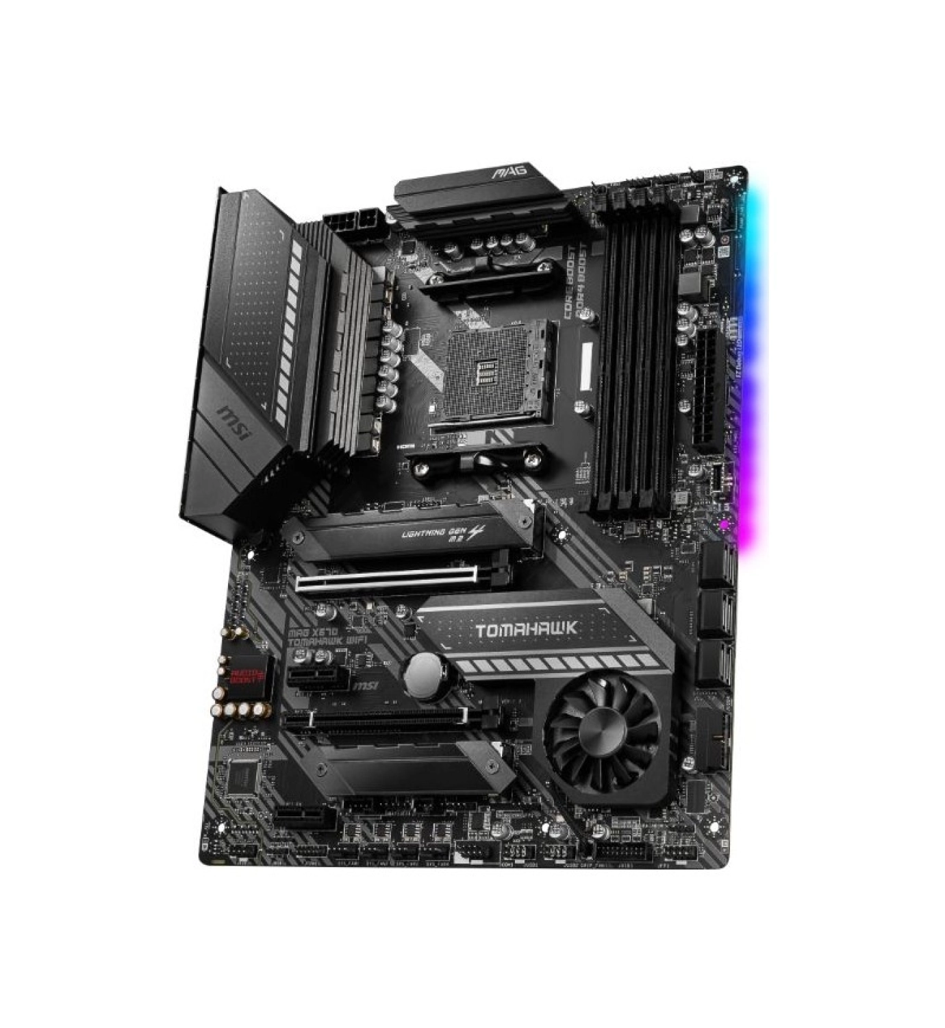 Msi Mag X570 Tomahawk Wifi Am4 Ddr4 4600 Mhz (Oc) 2X M.2 Usb 3.2 Hdmi Rgb Atx Anakart - Görsel 2