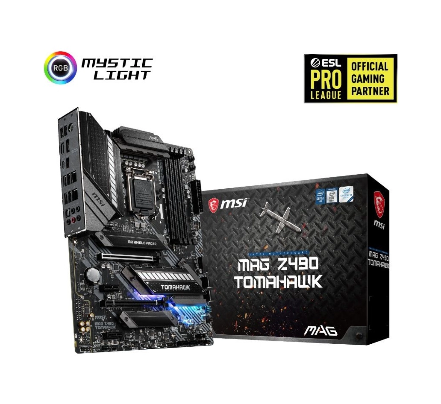 Msi Mag Z490 Tomahawk Soket 1200 Ddr4 4800 (Oc) Pci-E Gen 4 ,M.2 Usb3.2 Rgb 1X 2.5G Lan + 1X 1G Lan Atx Anakart - Görsel 4
