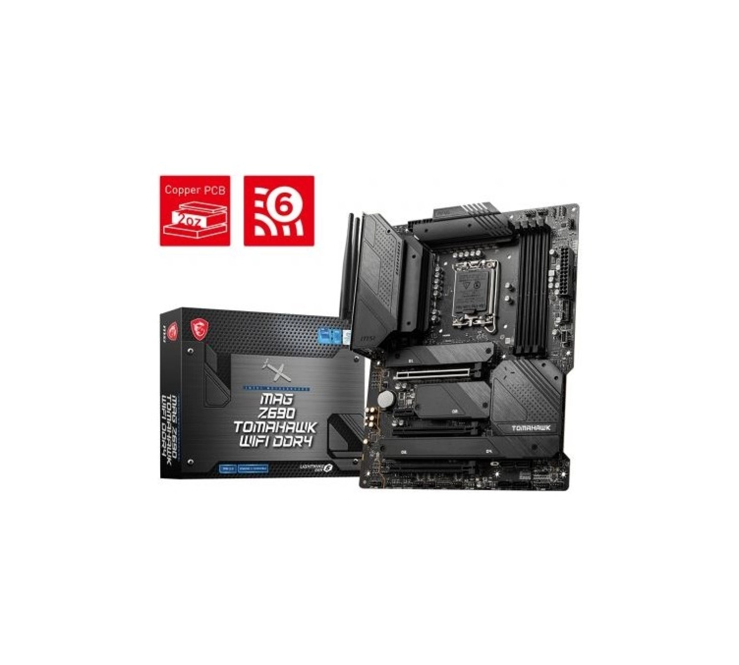 Msi Mag Z690 Tomahawk Wıfı Ddr4 Soket 1700 Ddr4 5200 (Oc) Pcı-E Gen 5 M.2 Usb3.2 2.5G Anakart - Görsel 2