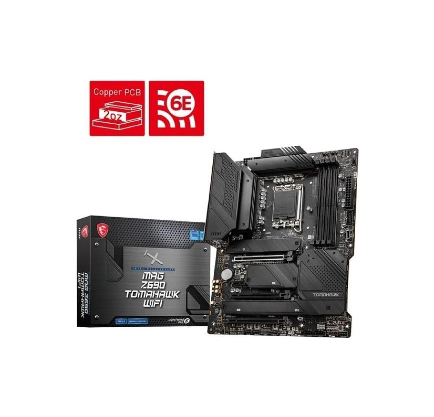Msi Mag Z690 Tomahawk Wıfı Ddr5 Hdmi Dp Pcıe 16X V5.0 1700P Atx ürün görseli