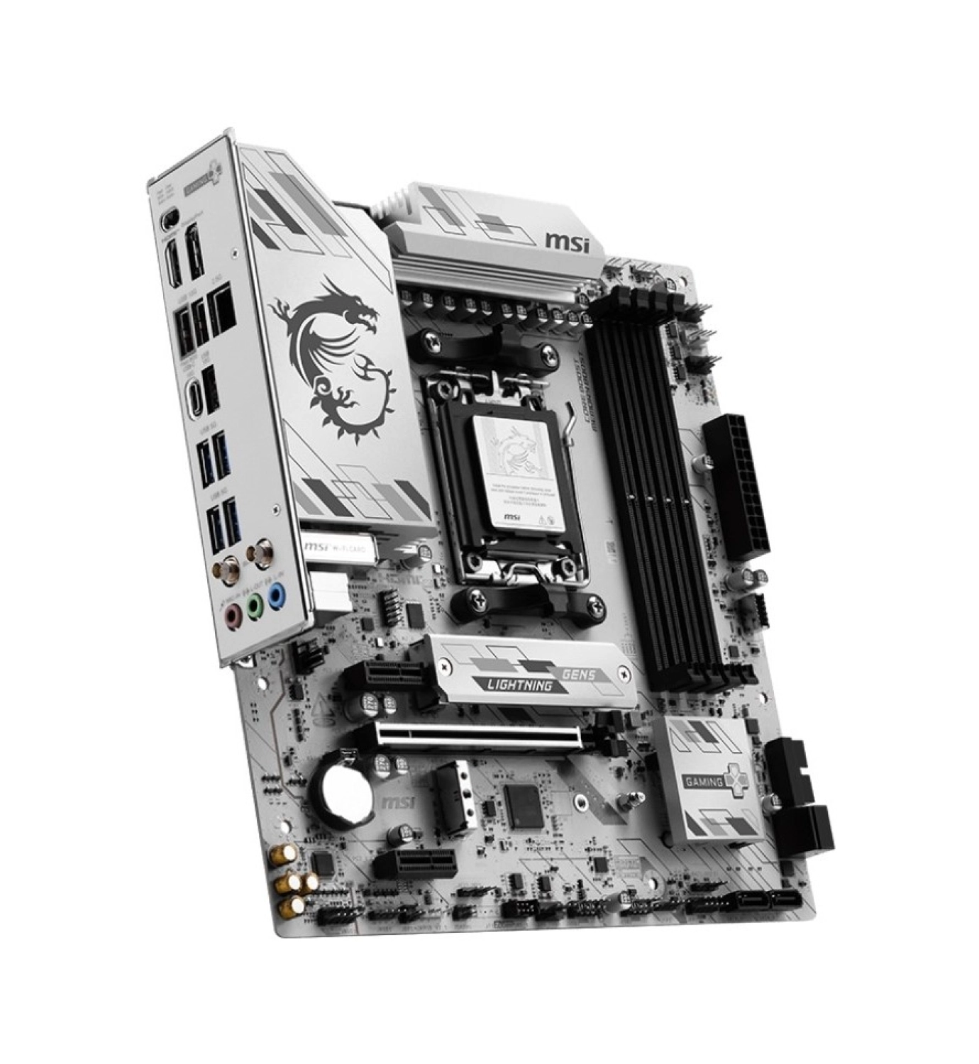 Msi Mb B850M Gaming Plus Wifi6E Am5 Ddr5 8200Mhz(Oc) Hdmi Dp 2X M.2 Usb 10Gbs 2.5G Lan Wı-Fı 6E Matx - Görsel 2