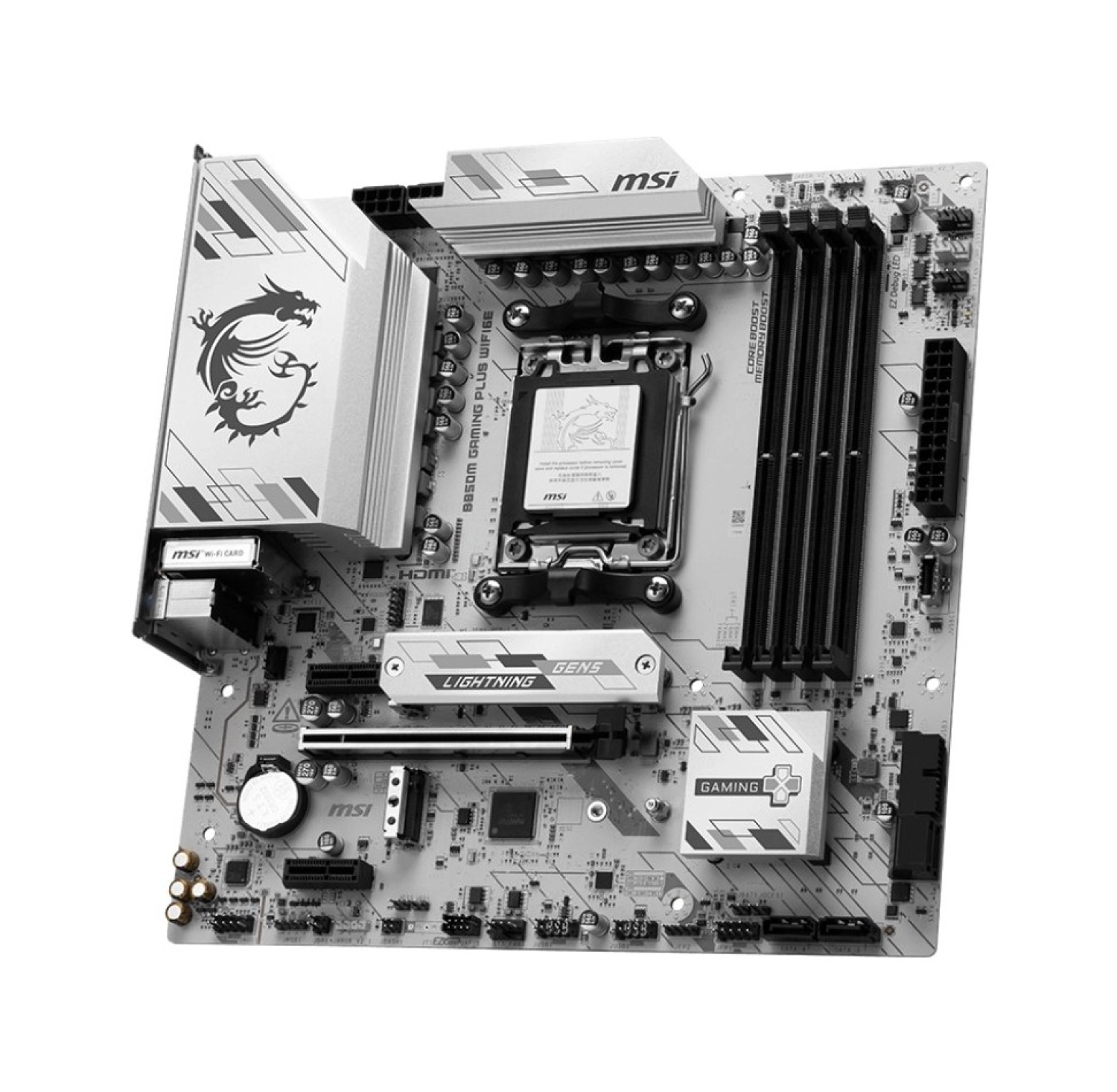 Msi Mb B850M Gaming Plus Wifi6E Am5 Ddr5 8200Mhz(Oc) Hdmi Dp 2X M.2 Usb 10Gbs 2.5G Lan Wı-Fı 6E Matx - Görsel 3