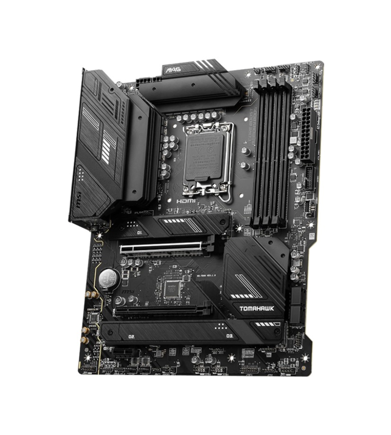 Msi Mb Mag B760 Tomahawk Wifi Ddr4 Soket 1700 Ddr4 5400 Pci-E Gen 4 3X M.2 Usb3.2 1X 2.5G Lan Wi-Fi 6 Atx Anakart - Görsel 2